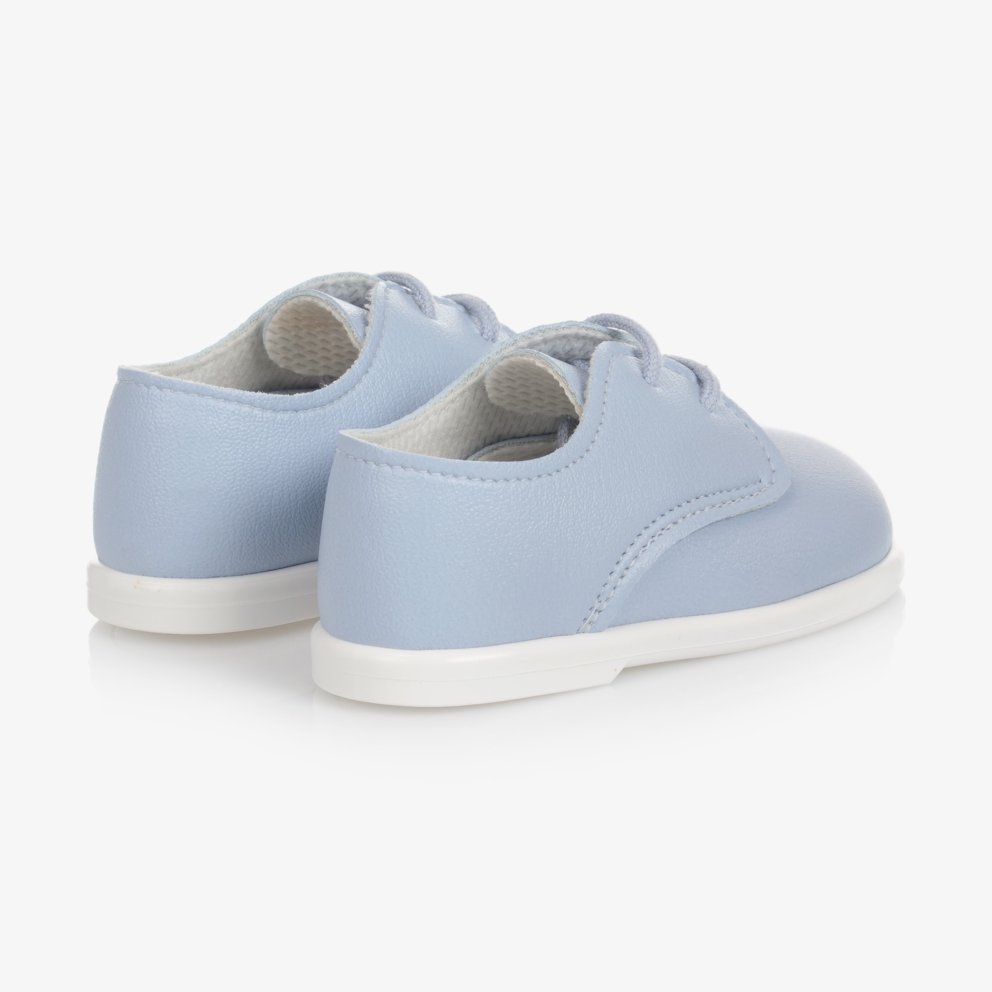 Boys White First Walker Shoes - View 3