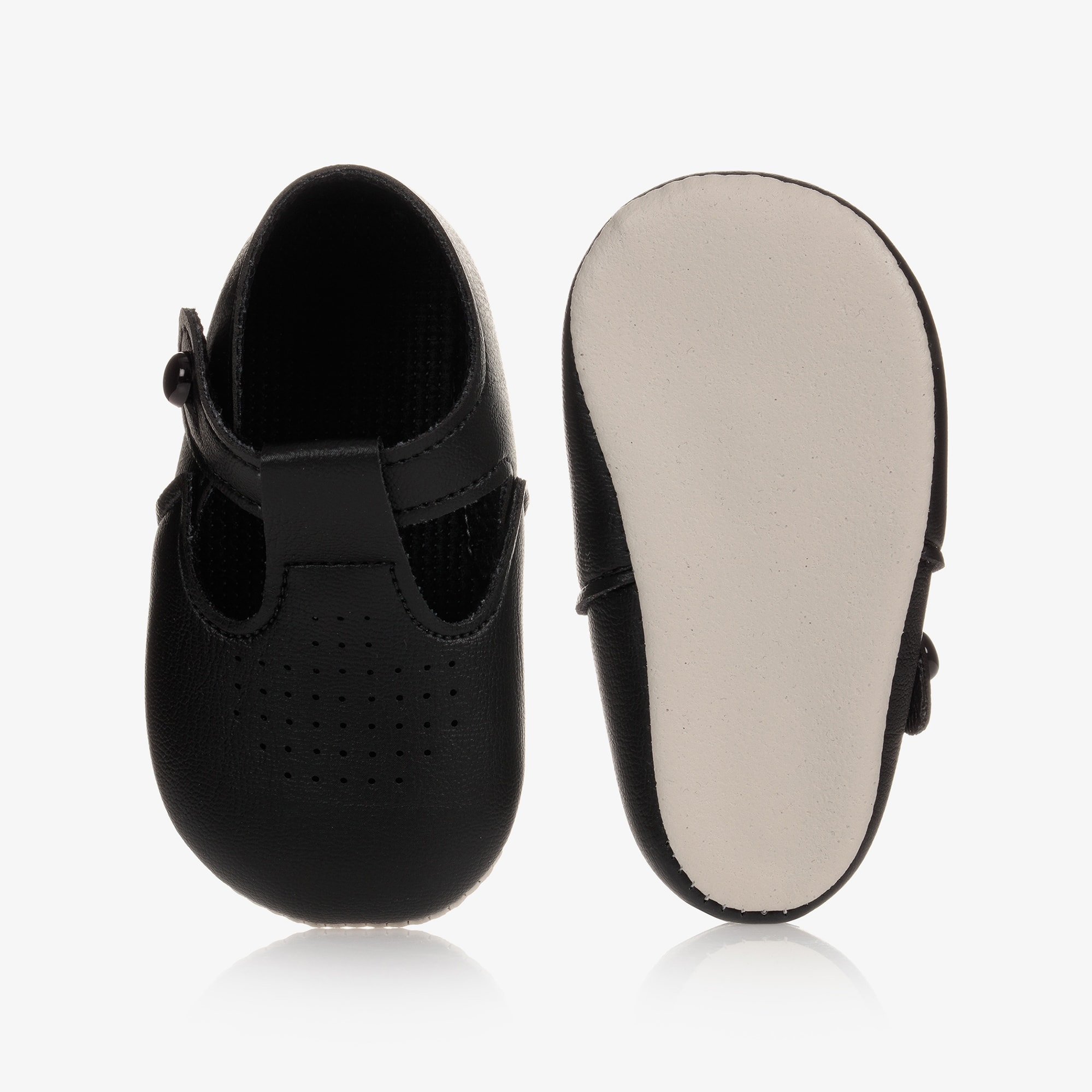 White Pre-Walker Baby Shoes - View 4