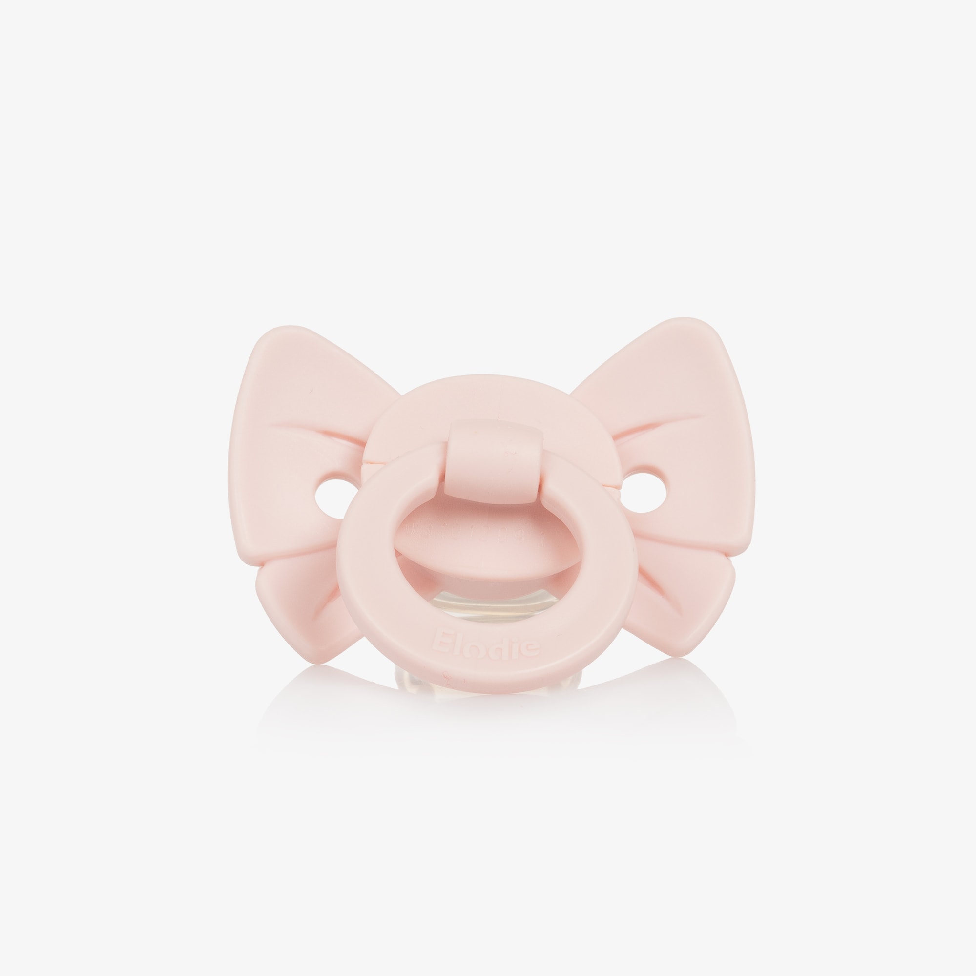 Baby Girls Pale Pink Binky Bow Dummy - View 1