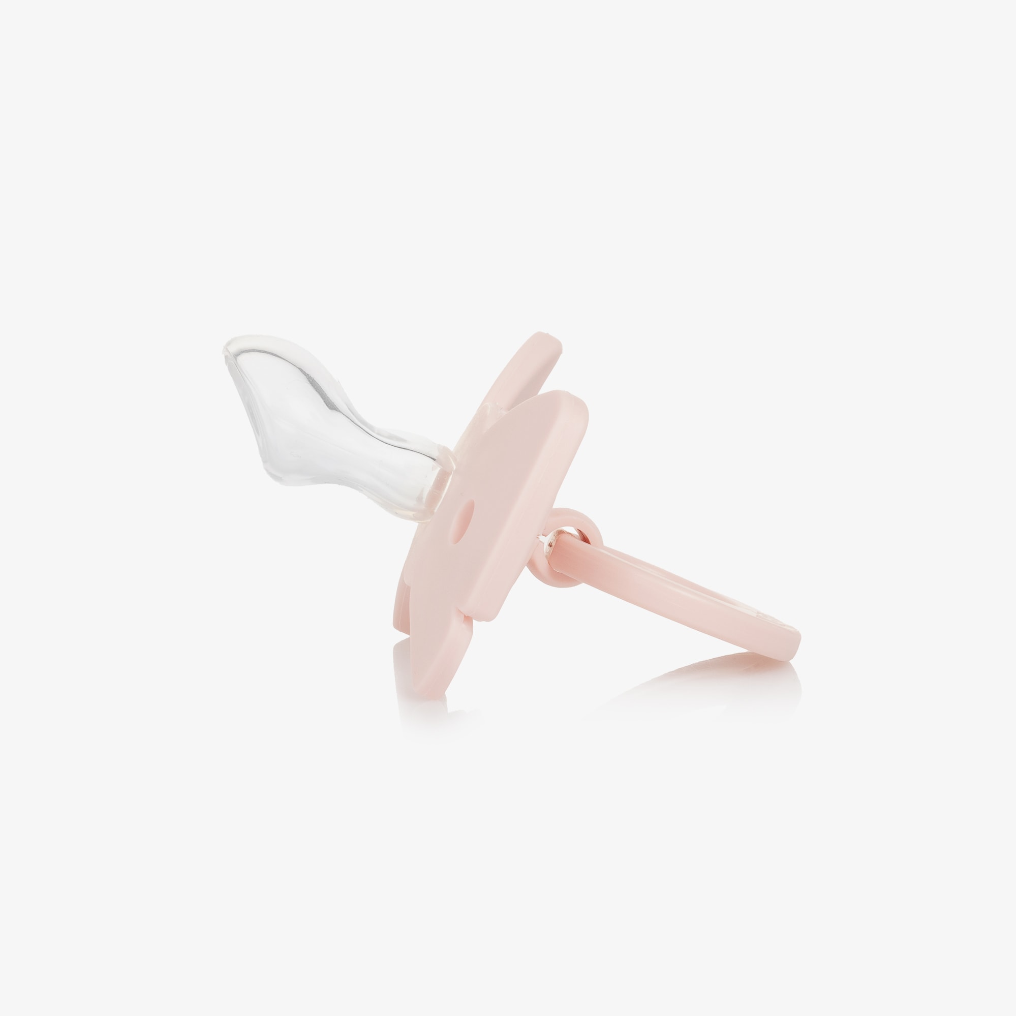 Baby Girls Pale Pink Binky Bow Dummy - View 3