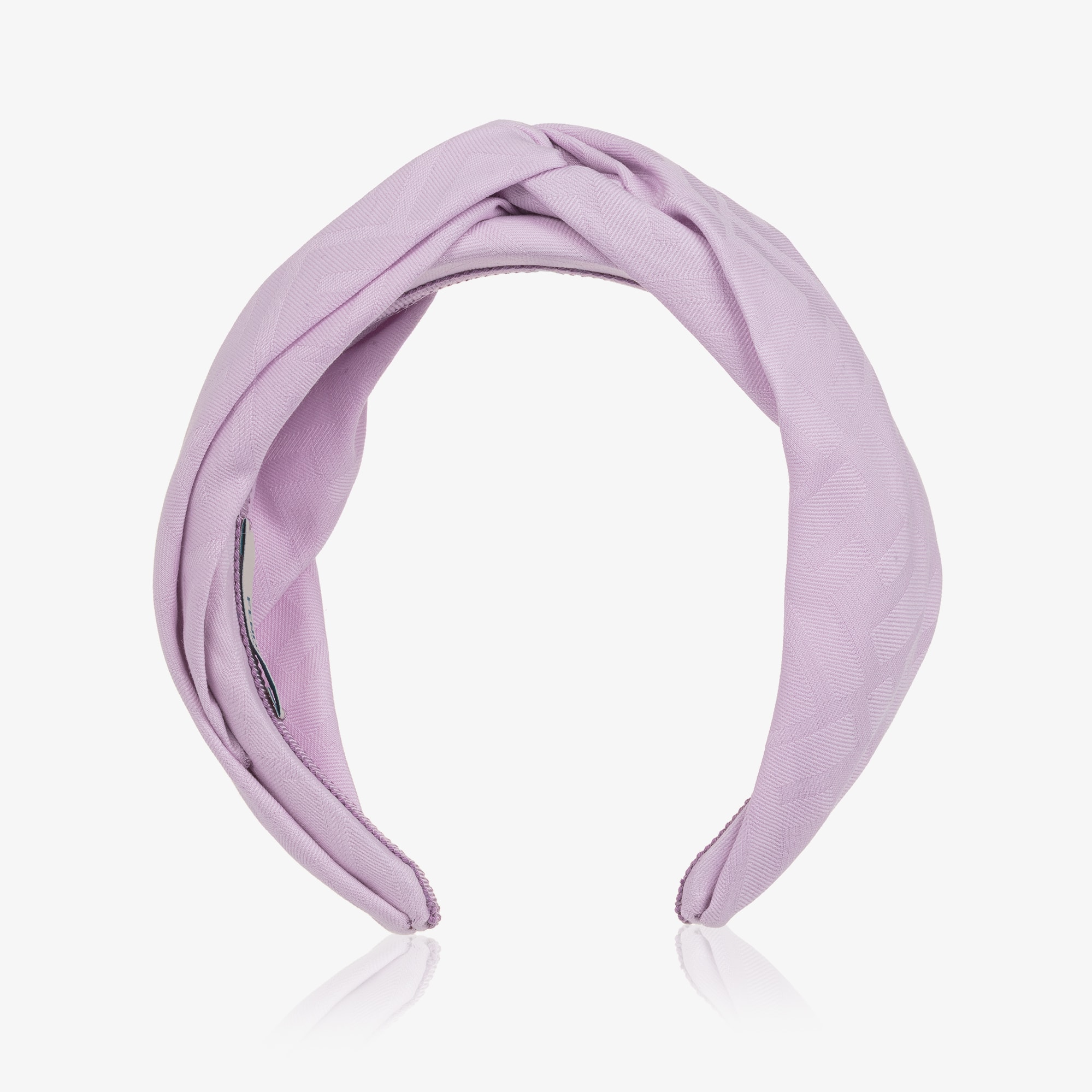 Girls Lilac Purple FF Logo Padded Hairband - View 3