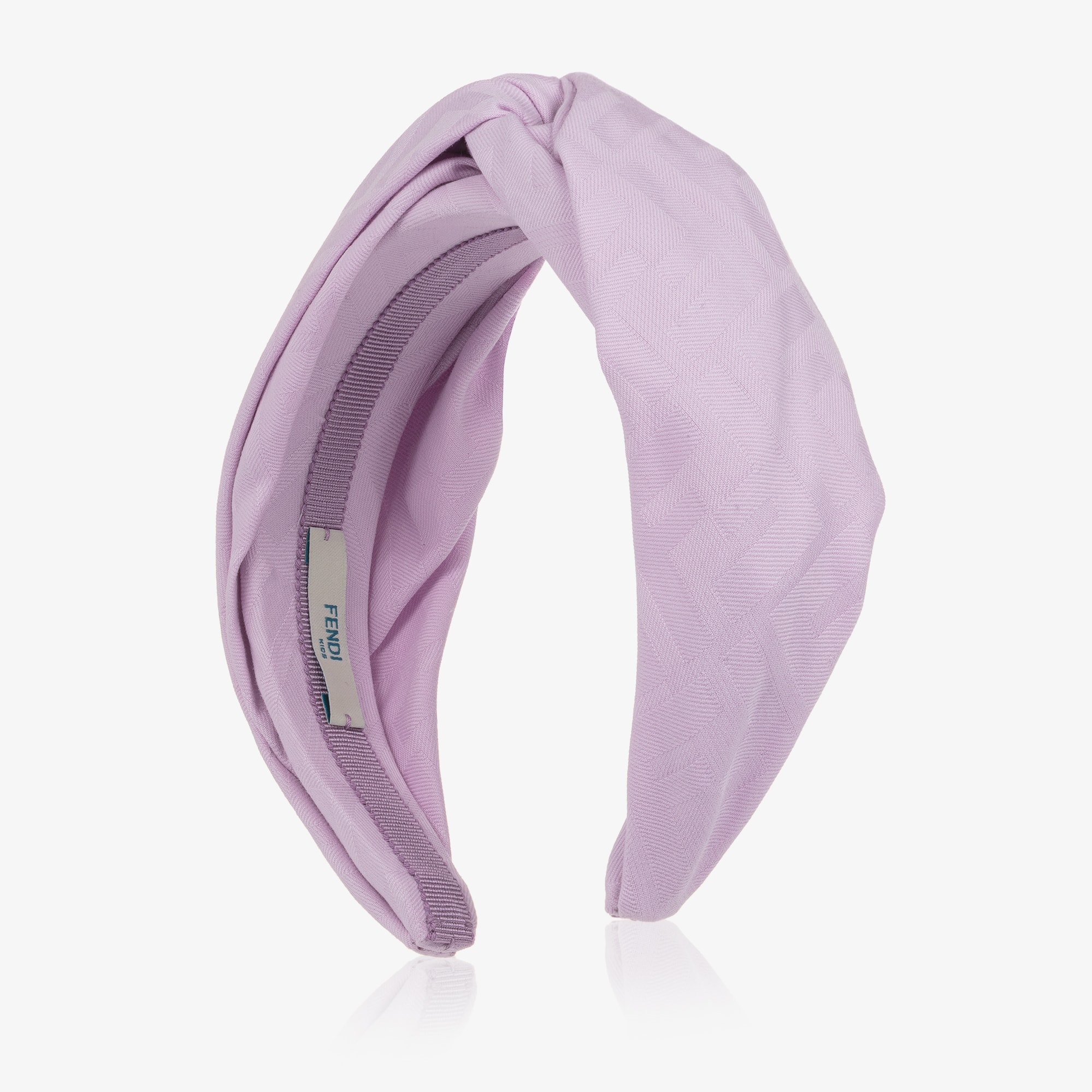 Girls Lilac Purple FF Logo Padded Hairband - View 4