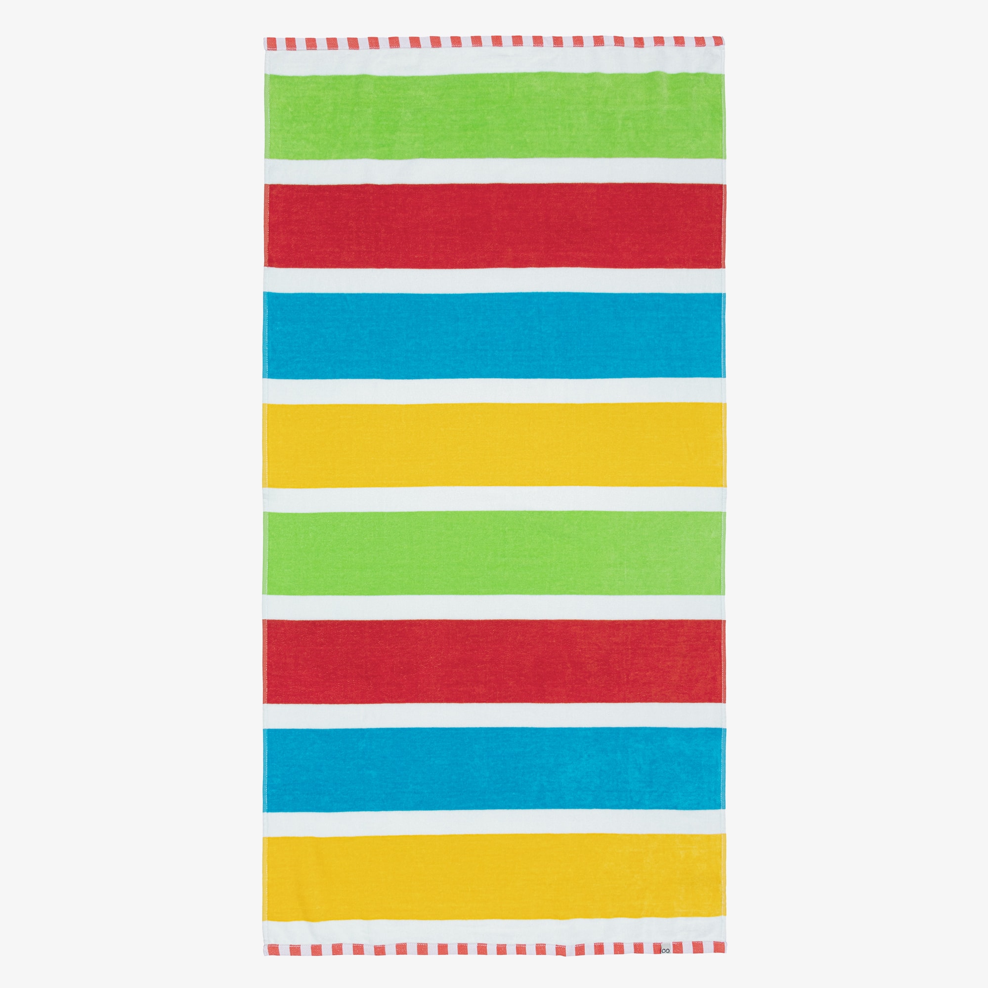Blue & Yellow Sun Print Cotton Towel (140cm) - View 1