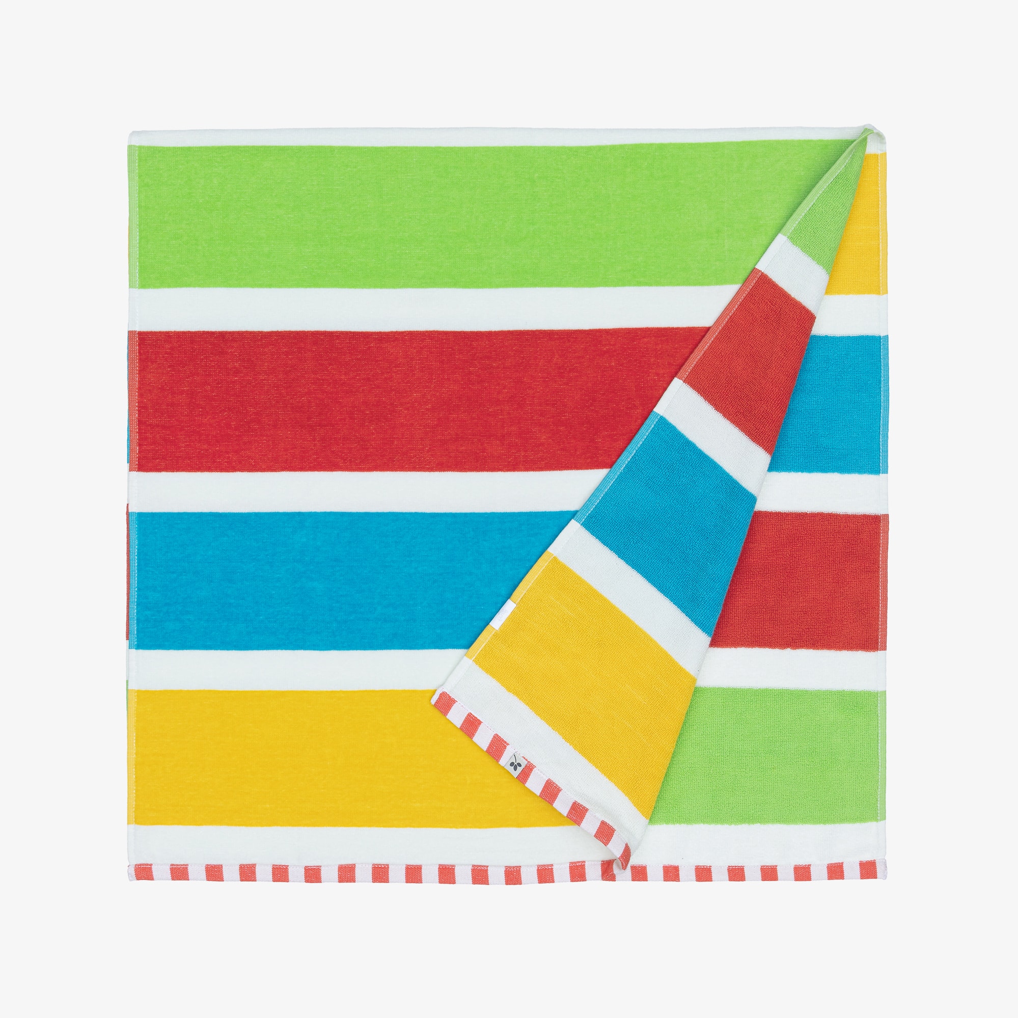 Blue & Yellow Sun Print Cotton Towel (140cm) - View 2