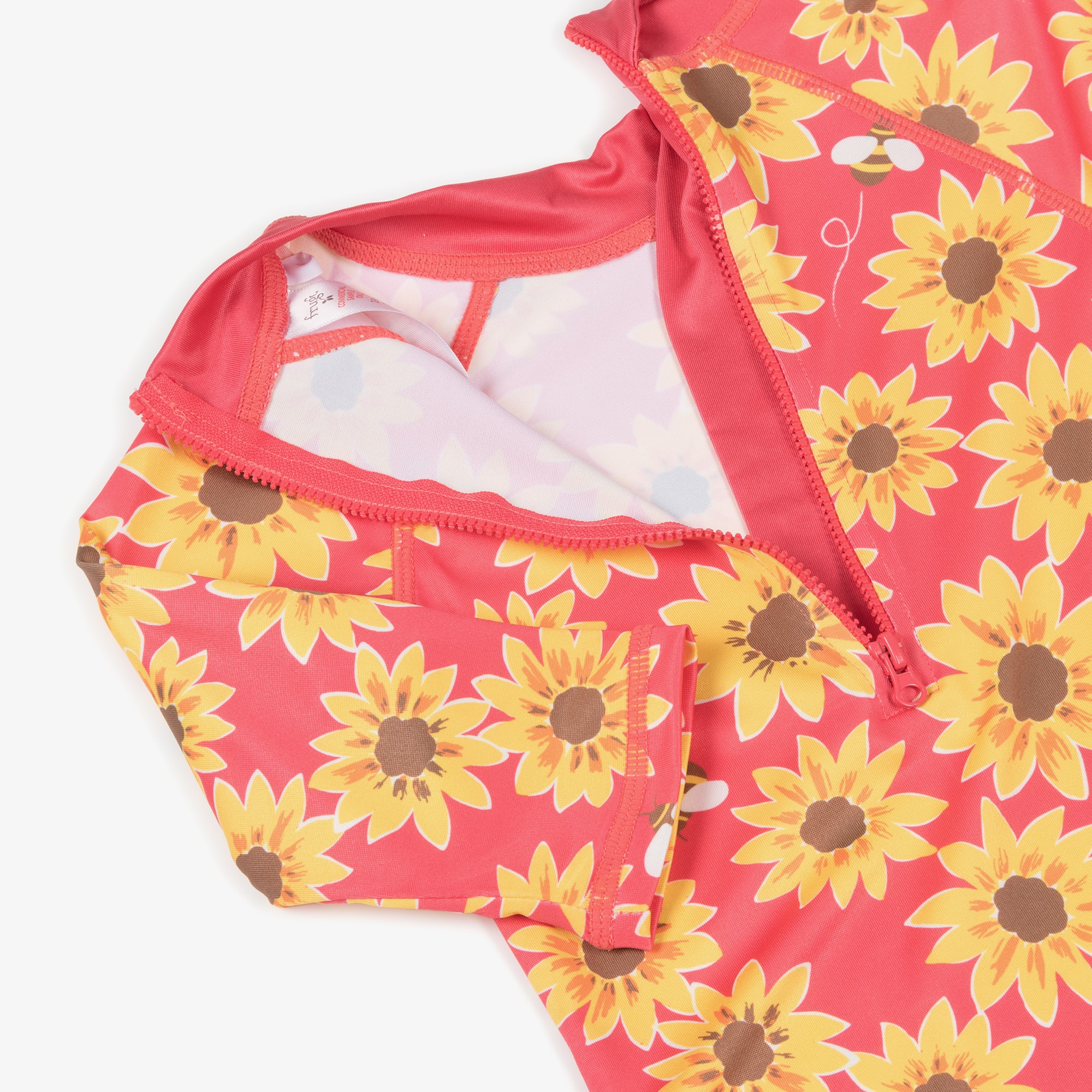 Boys Yellow & Blue Beach Sun Suit (UPF50+) - View 3