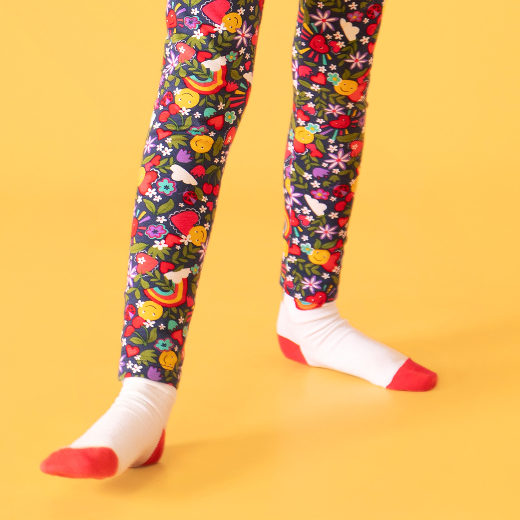 Girls Organic Cotton Socks (3 Pack) - View 2