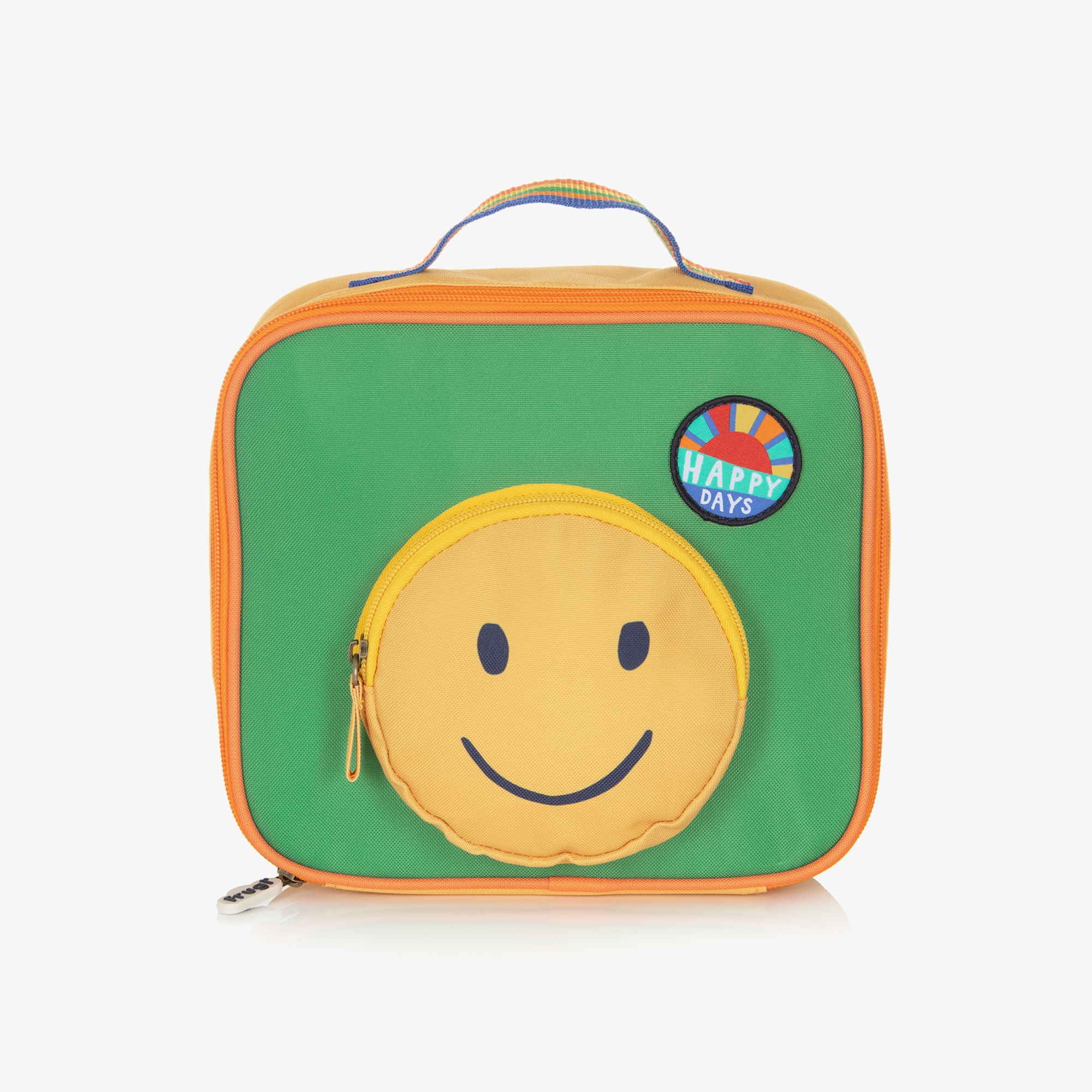 Yellow Happy Face Lunch Bag (25cm) - View 1