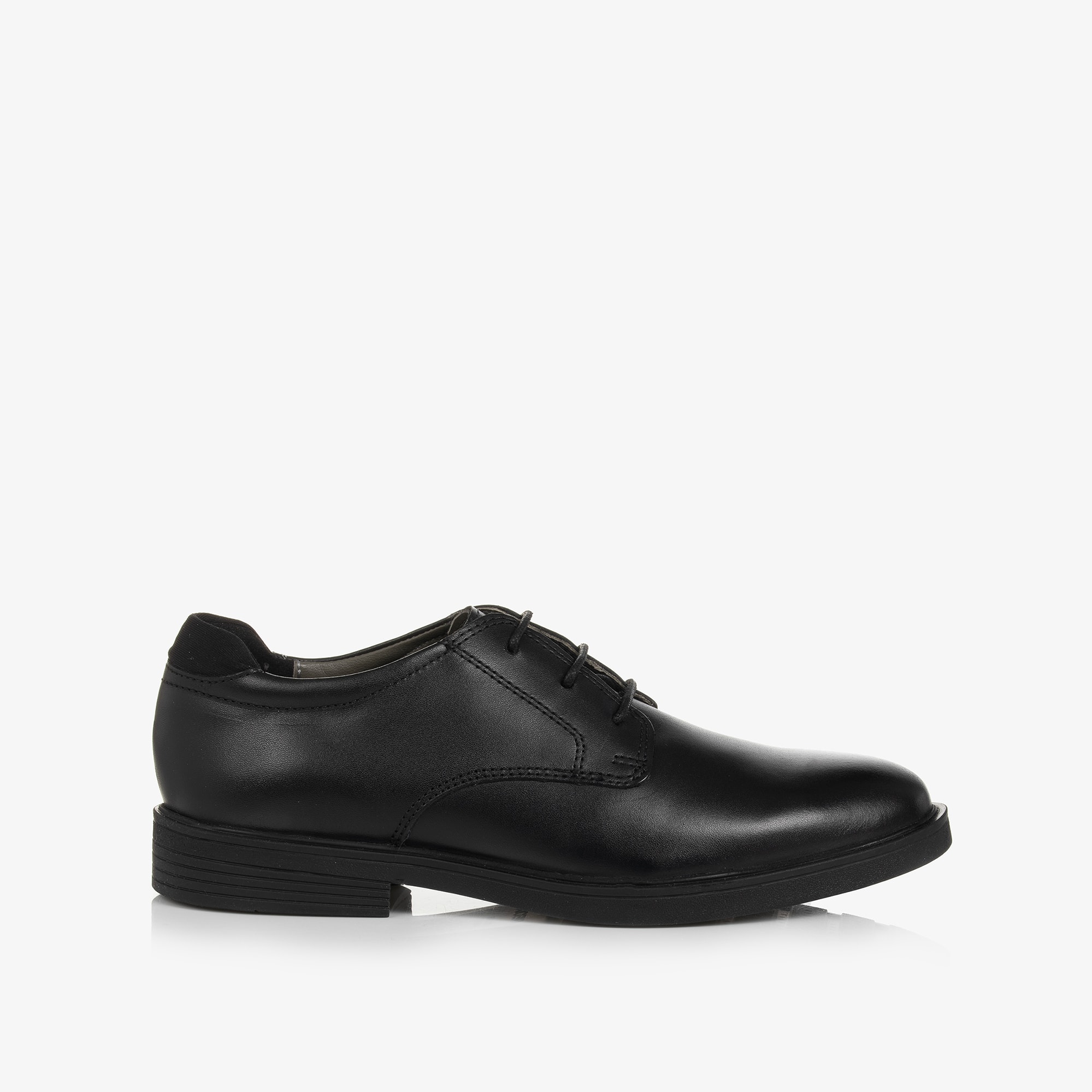 Boys Black Leather Shoes - View 4