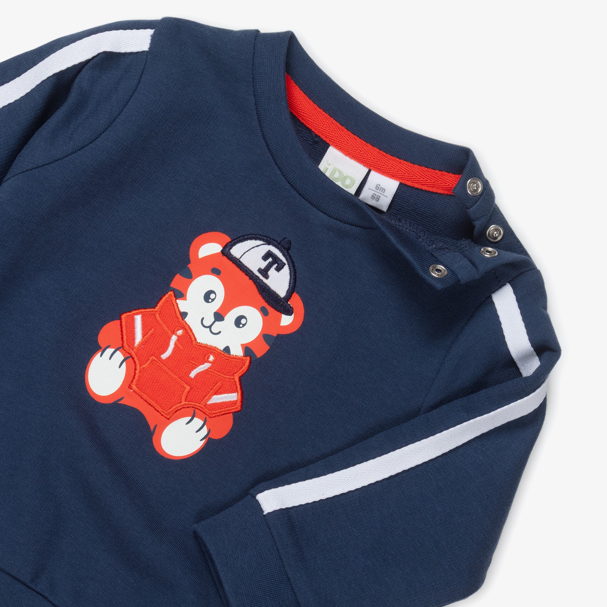 Baby Boys Red & Blue Tiger Tracksuits (2 Pack) - View 5