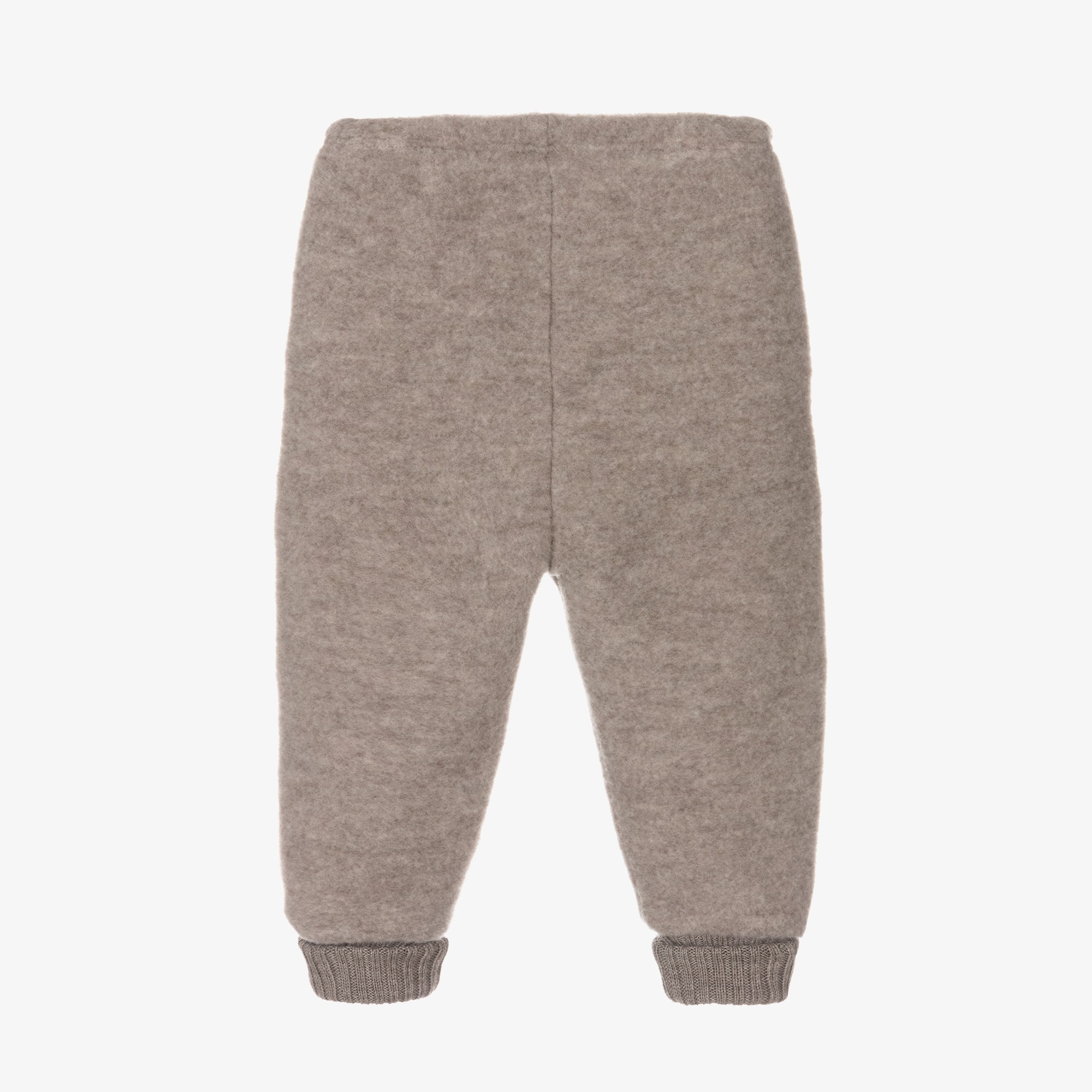 Blue Thermal Wool Joggers - View 2