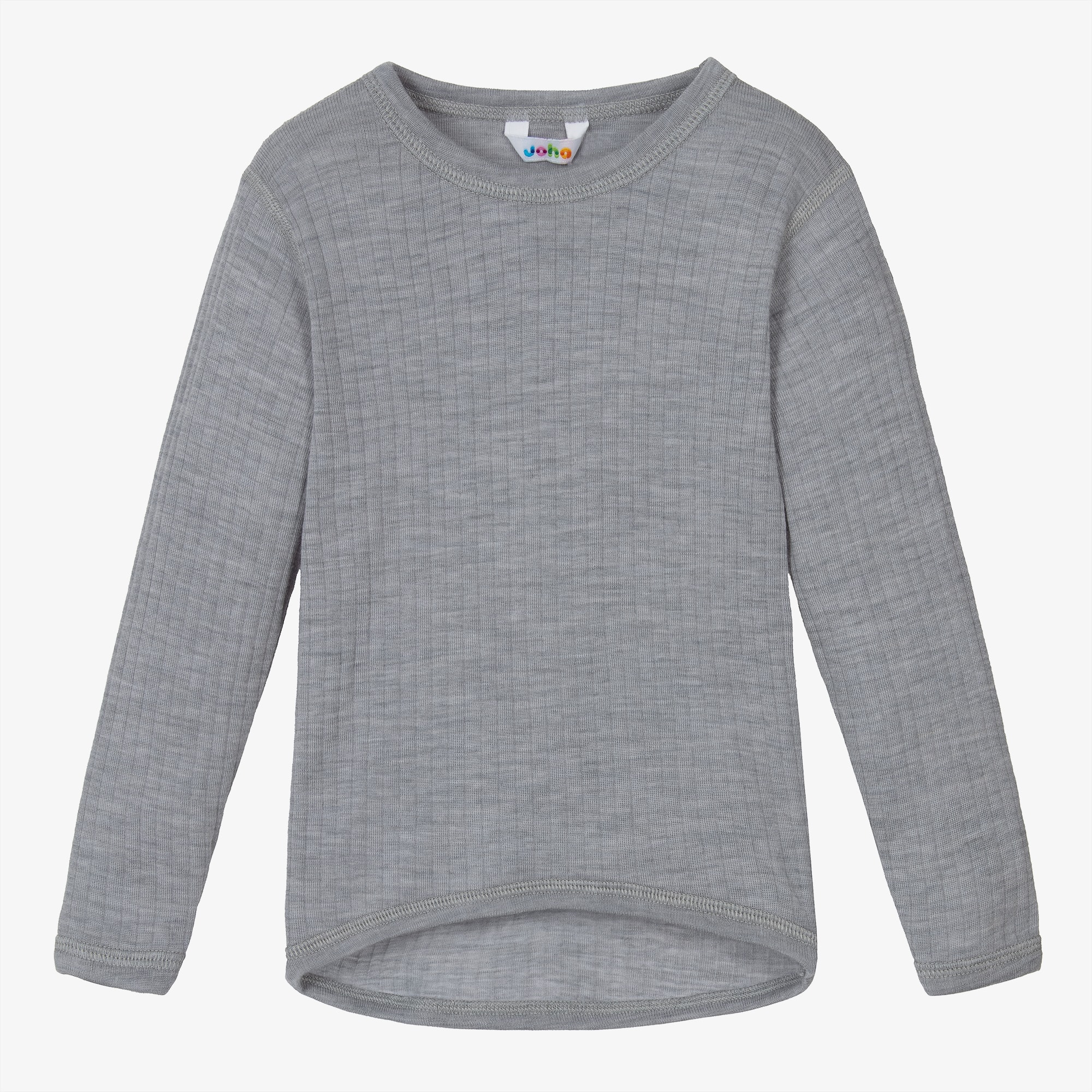 Grey Merino Wool Knitted Top - View 1