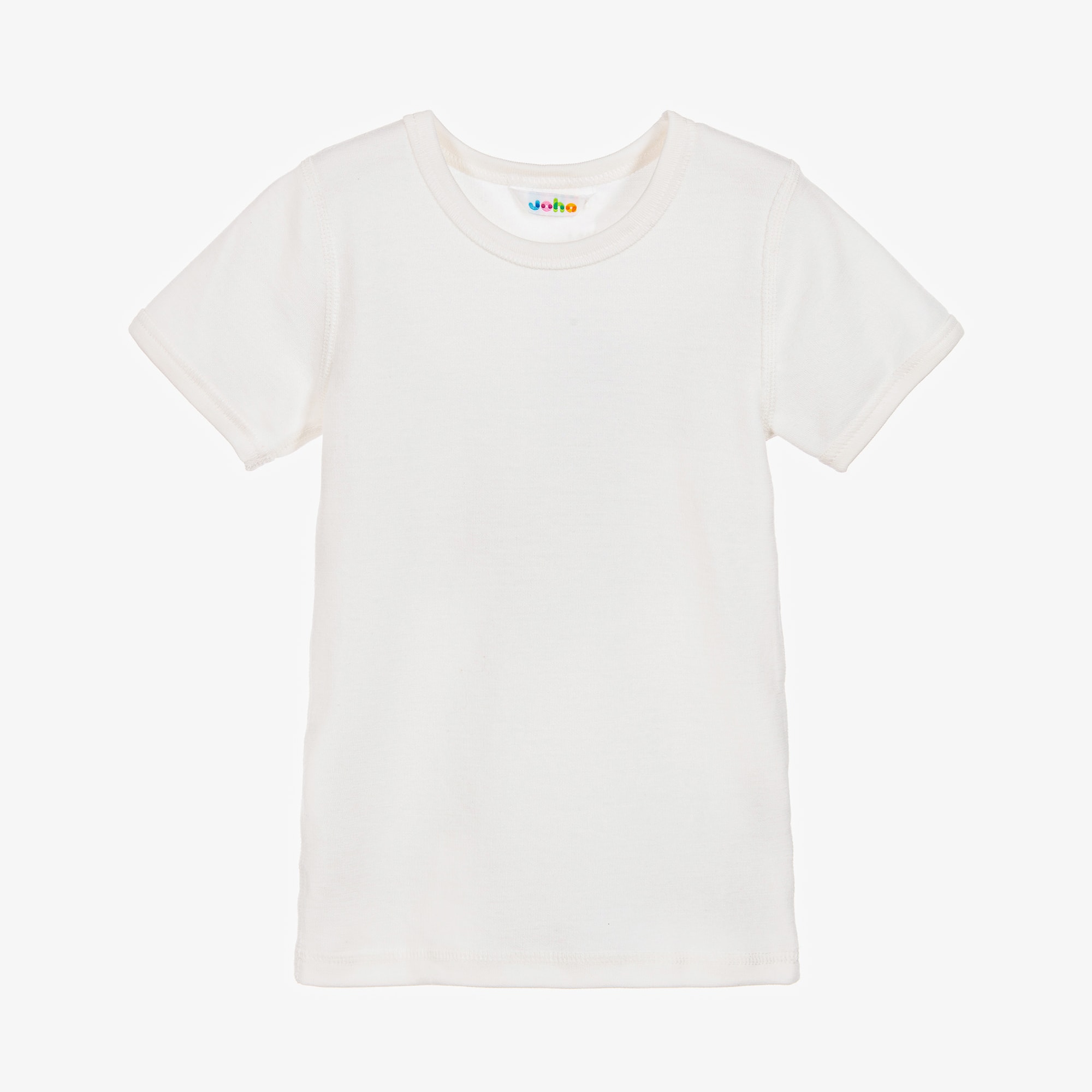 Ivory Thermal Wool T-Shirt - View 1