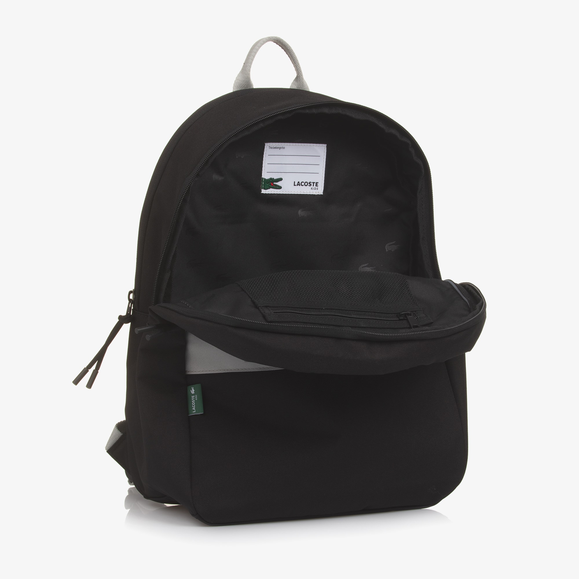 Black Canvas Logo Backpack & Pencil Case (42cm) - View 5