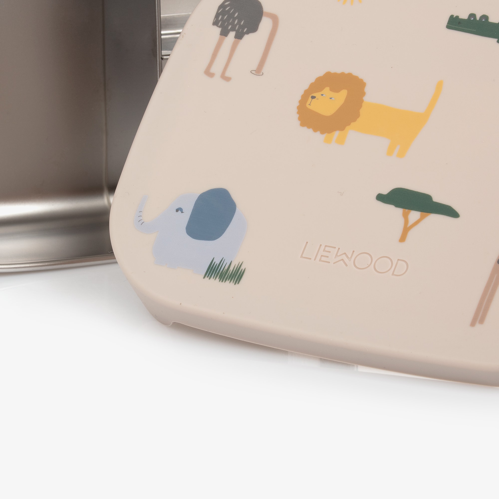 Beige Peaches Print Lunch Box (16cm) - View 4