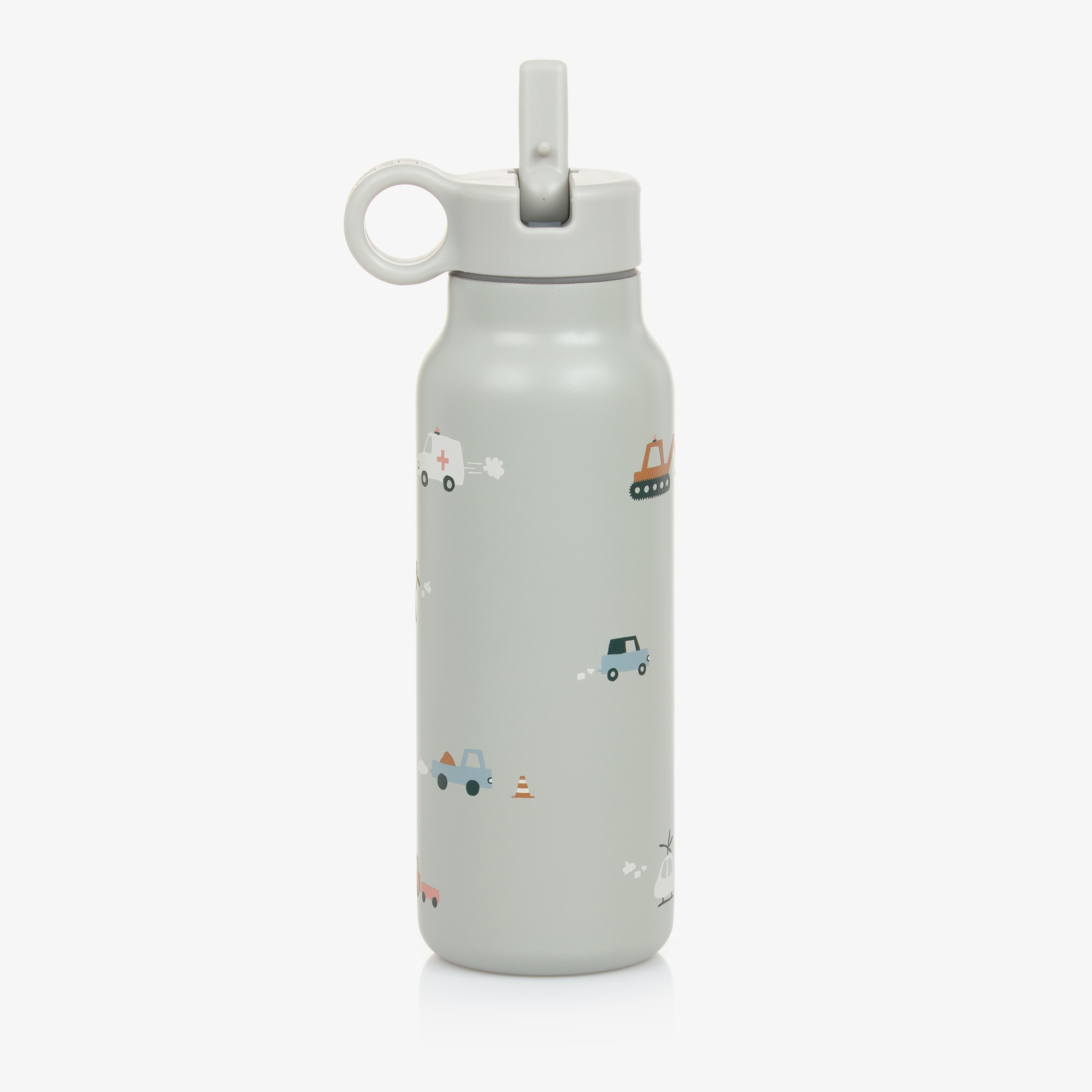 Beige Safari Animals Water Bottle (19cm) - View 5