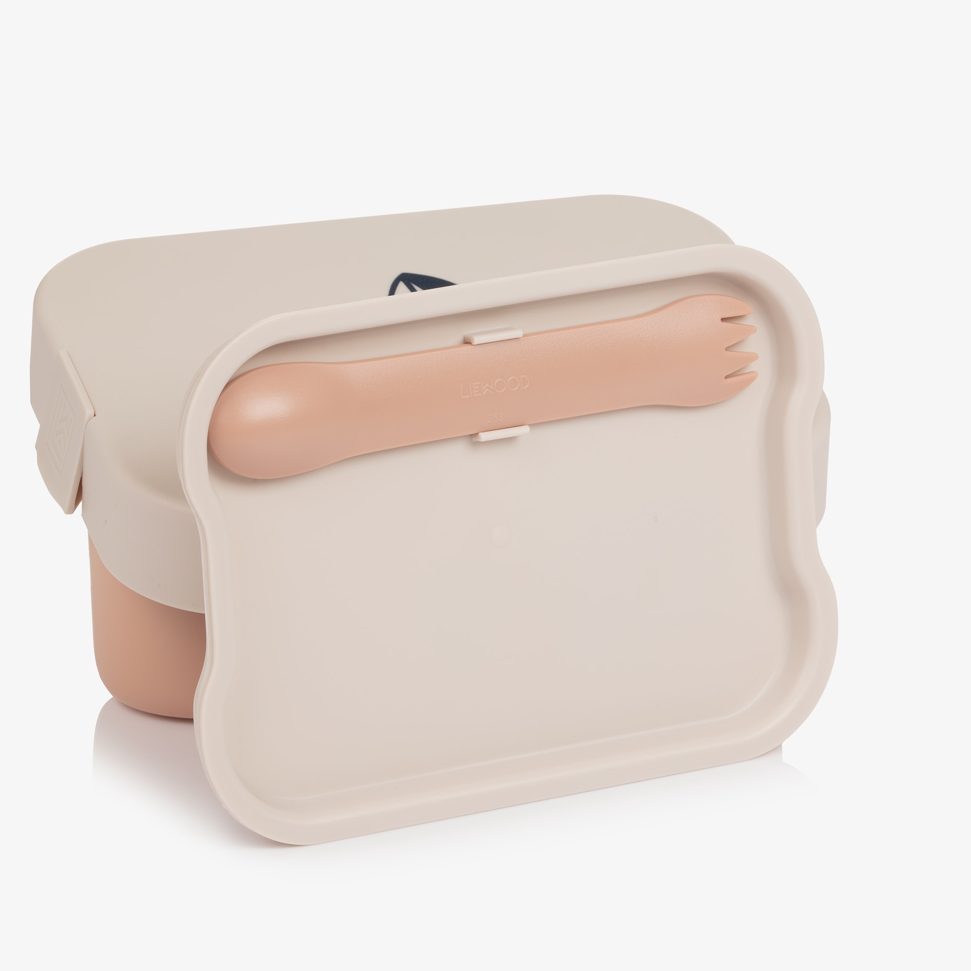Girls Pink Lunchbox with Cherry Motif (19cm) - View 5