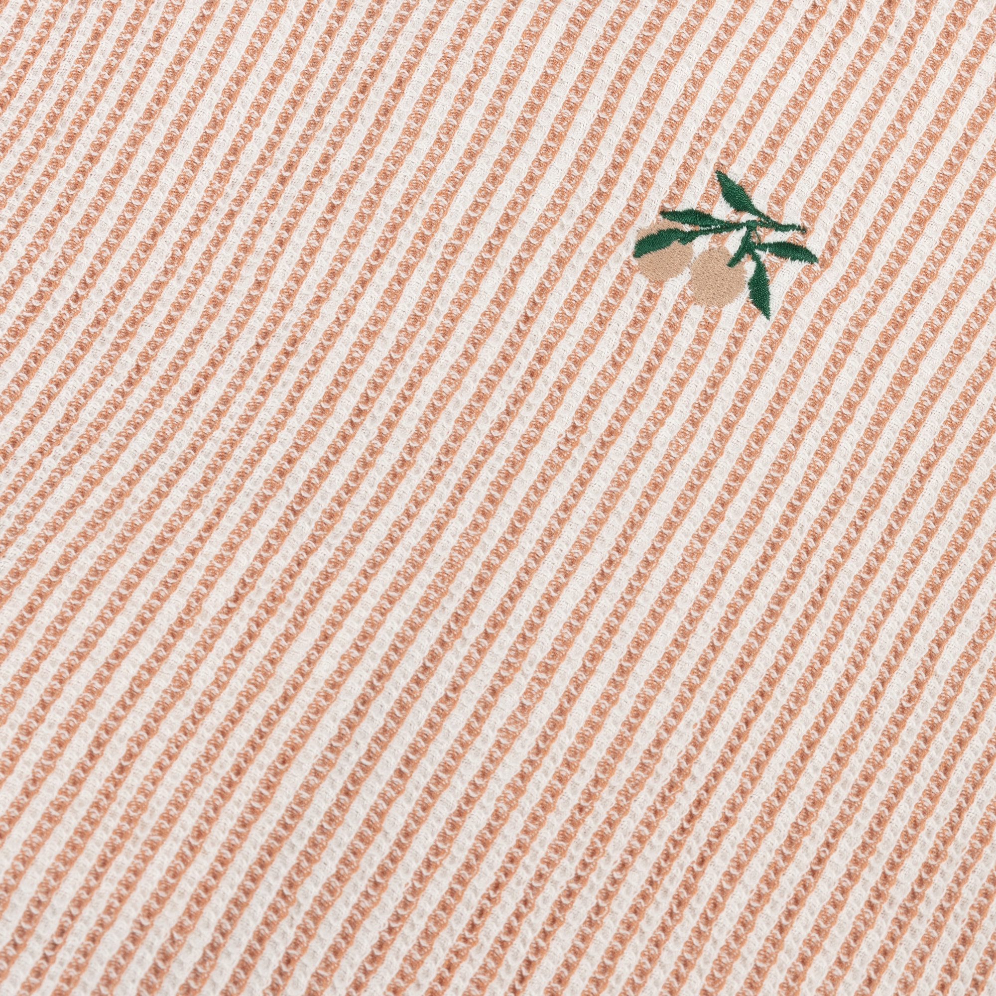 Green Striped Cotton Hooded Poncho Towel - View 3