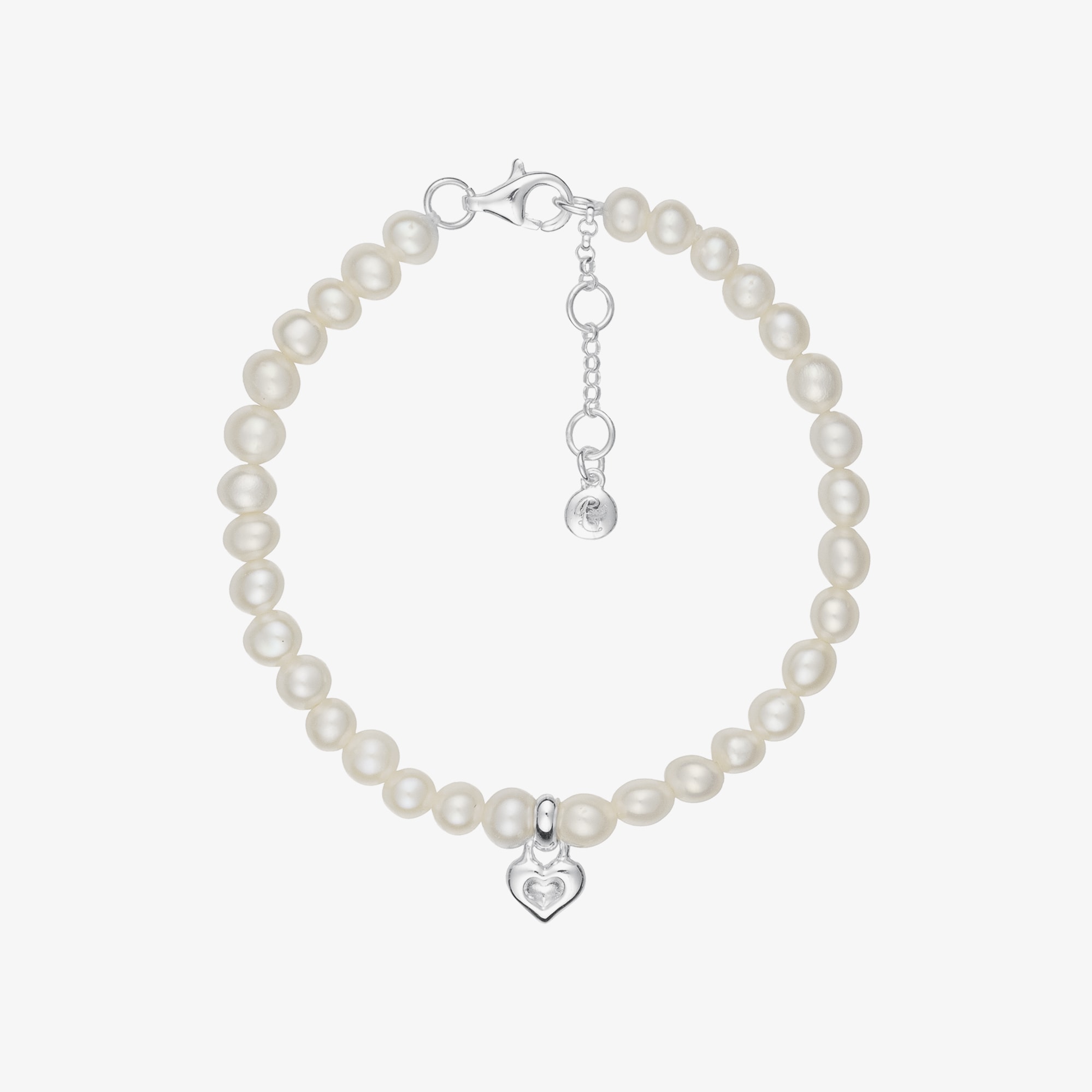 Girls Ivory Freshwater Pearl Bracelet - View 1