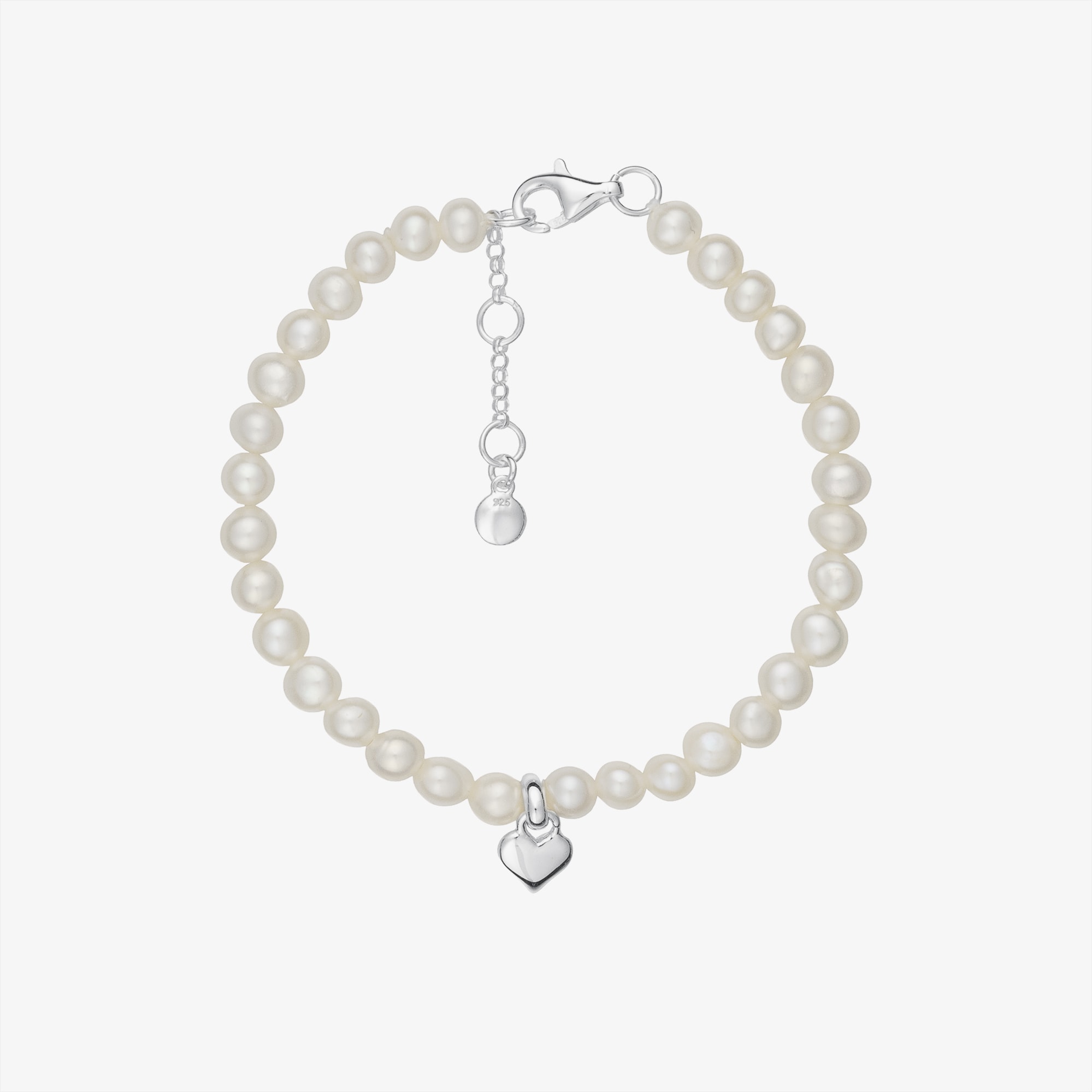 Girls Ivory Freshwater Pearl Bracelet - View 2