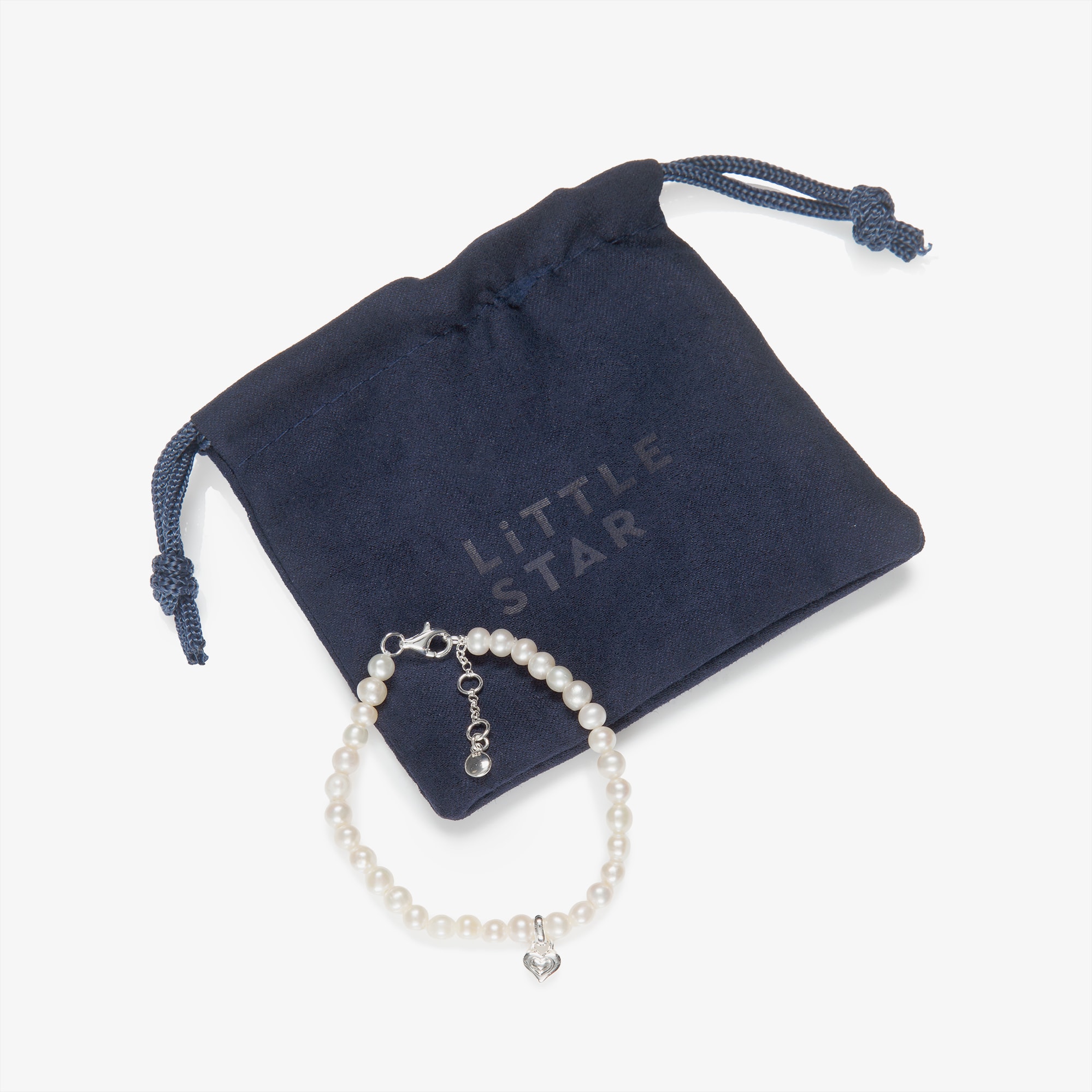 Girls Ivory Freshwater Pearl Bracelet - View 4