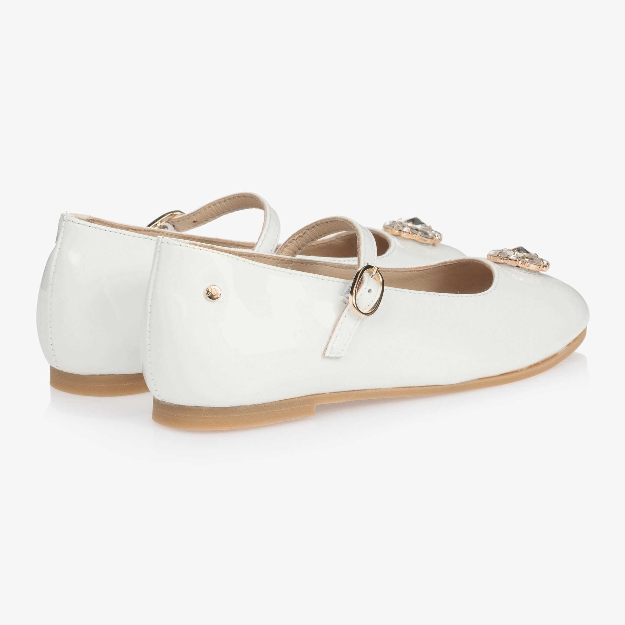 White Patent Leather Pumps - View 4