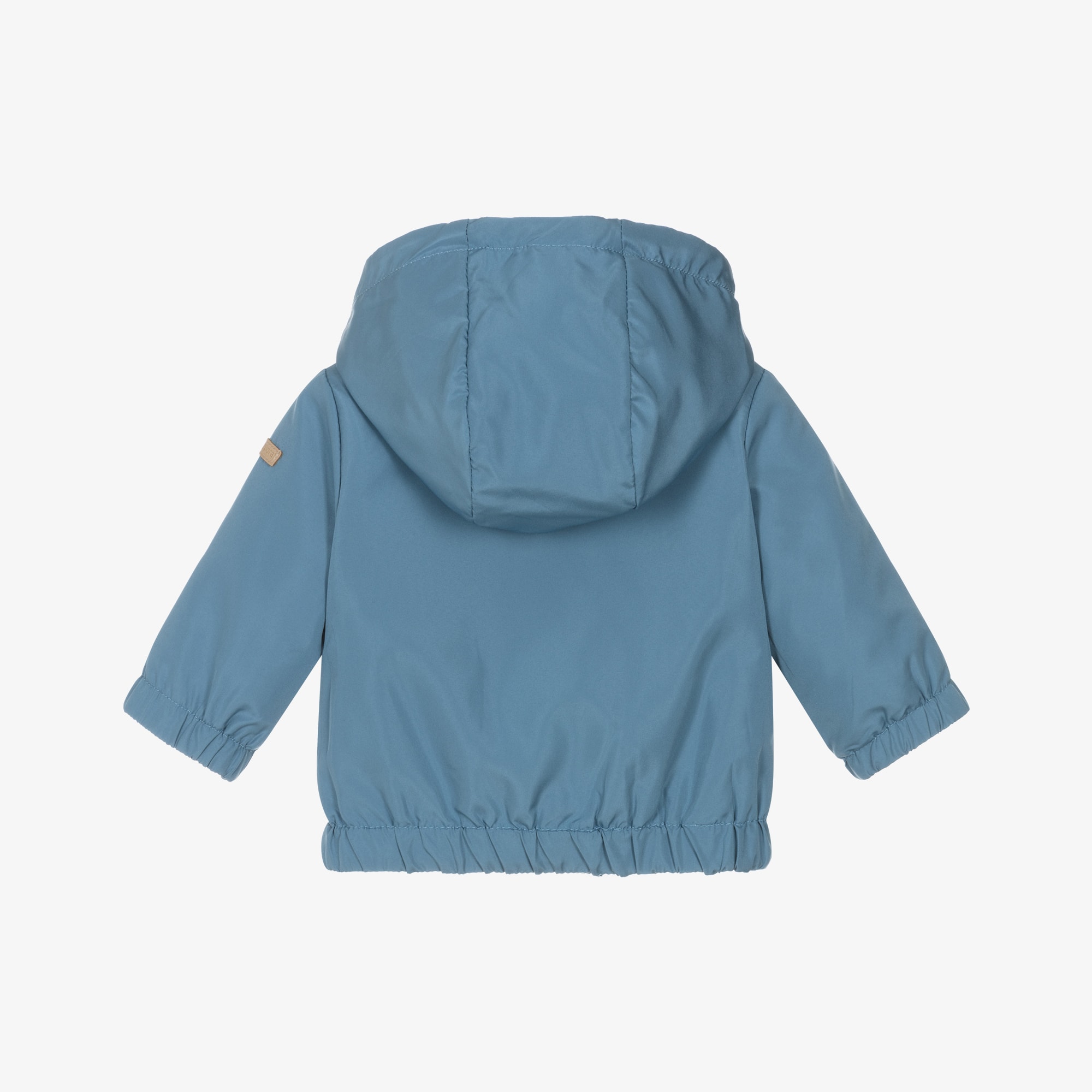 Baby Boys Blue Reversible Jacket - View 3