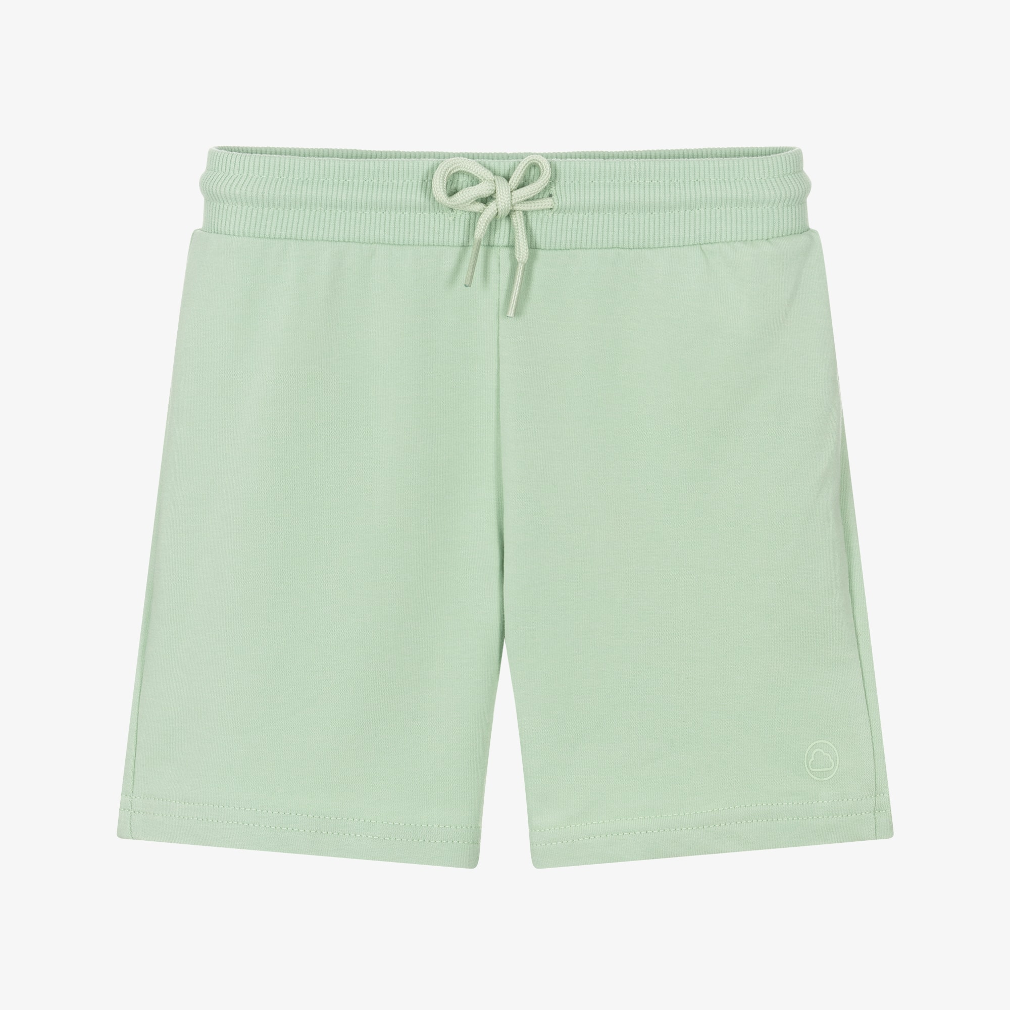 Boys Bright Orange Jersey Drawstring Shorts - View 1