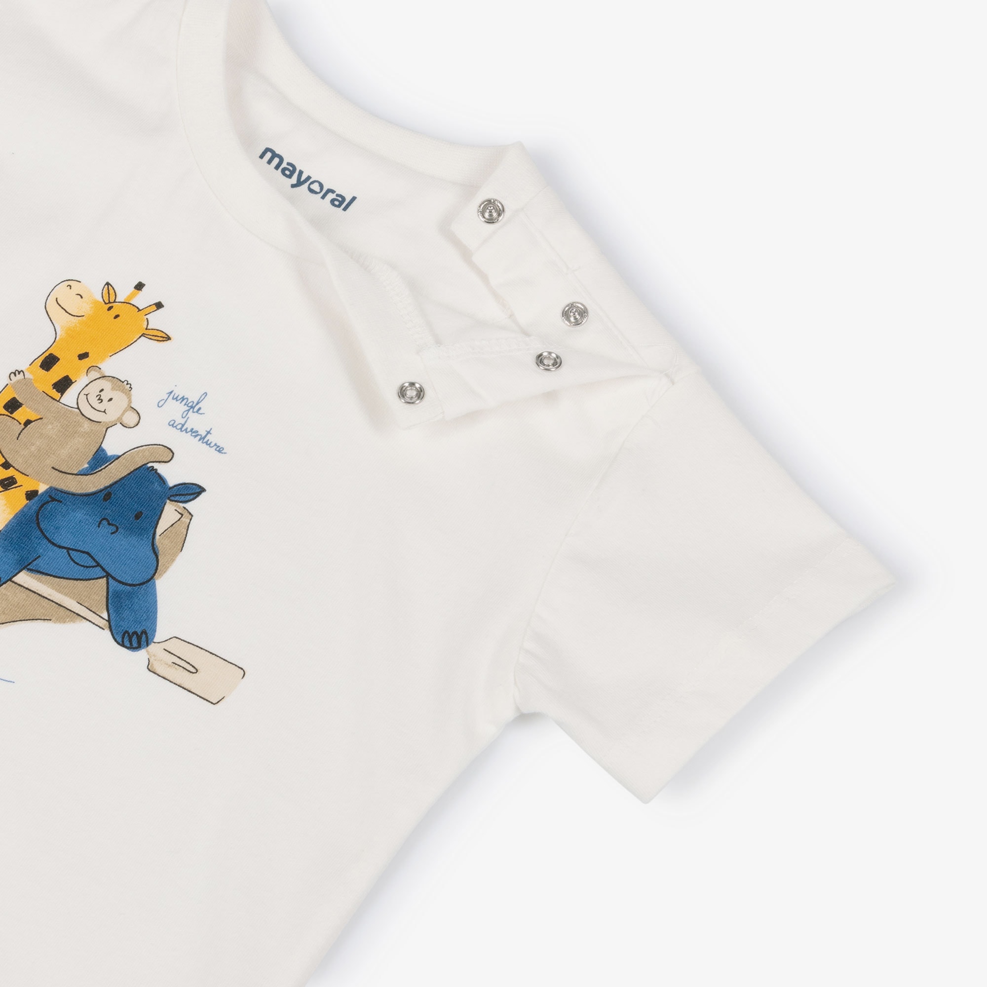 Boys Yellow & Blue Safari Animal Tracksuit Set - View 5