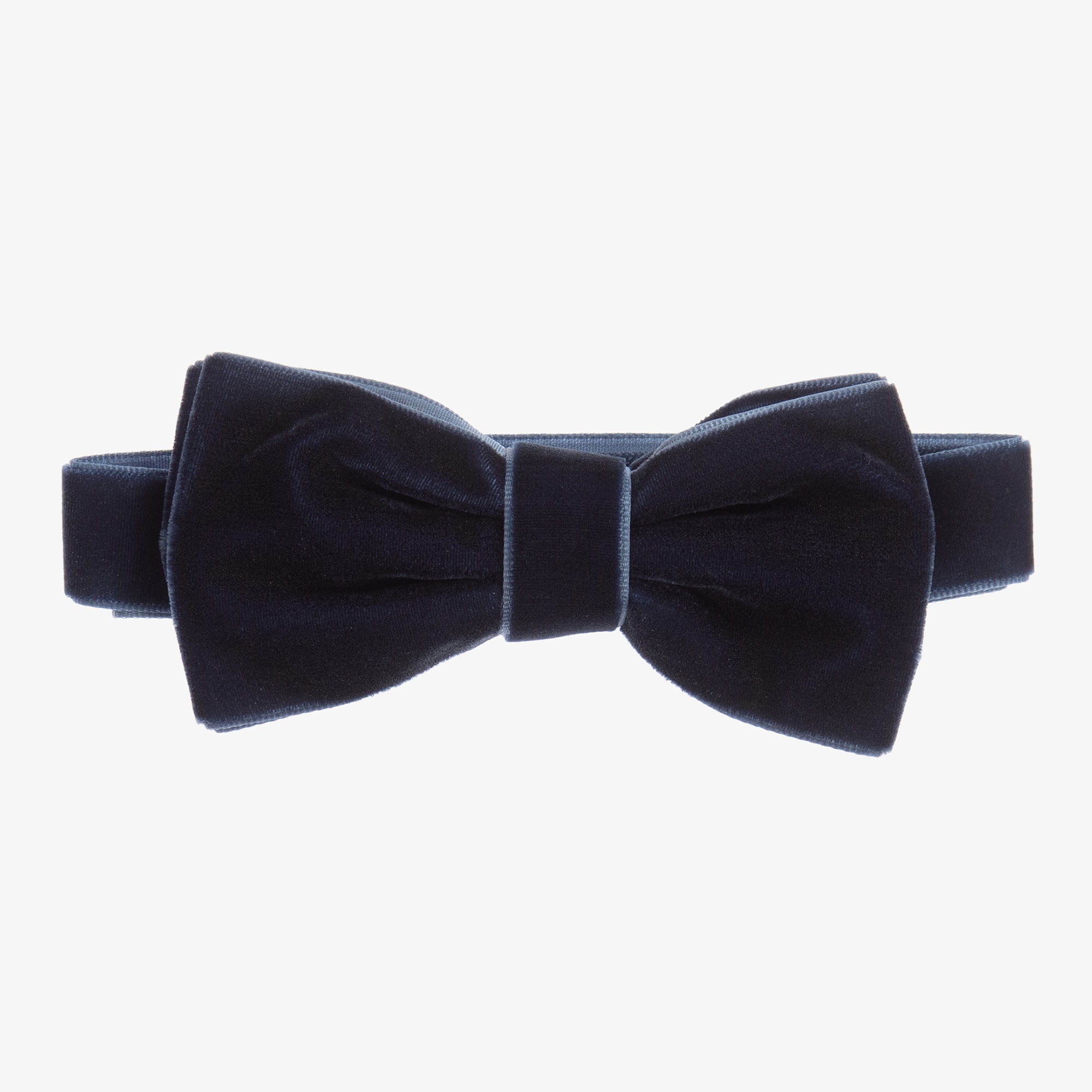 Black Velvet Bow Tie (10cm) - View 1