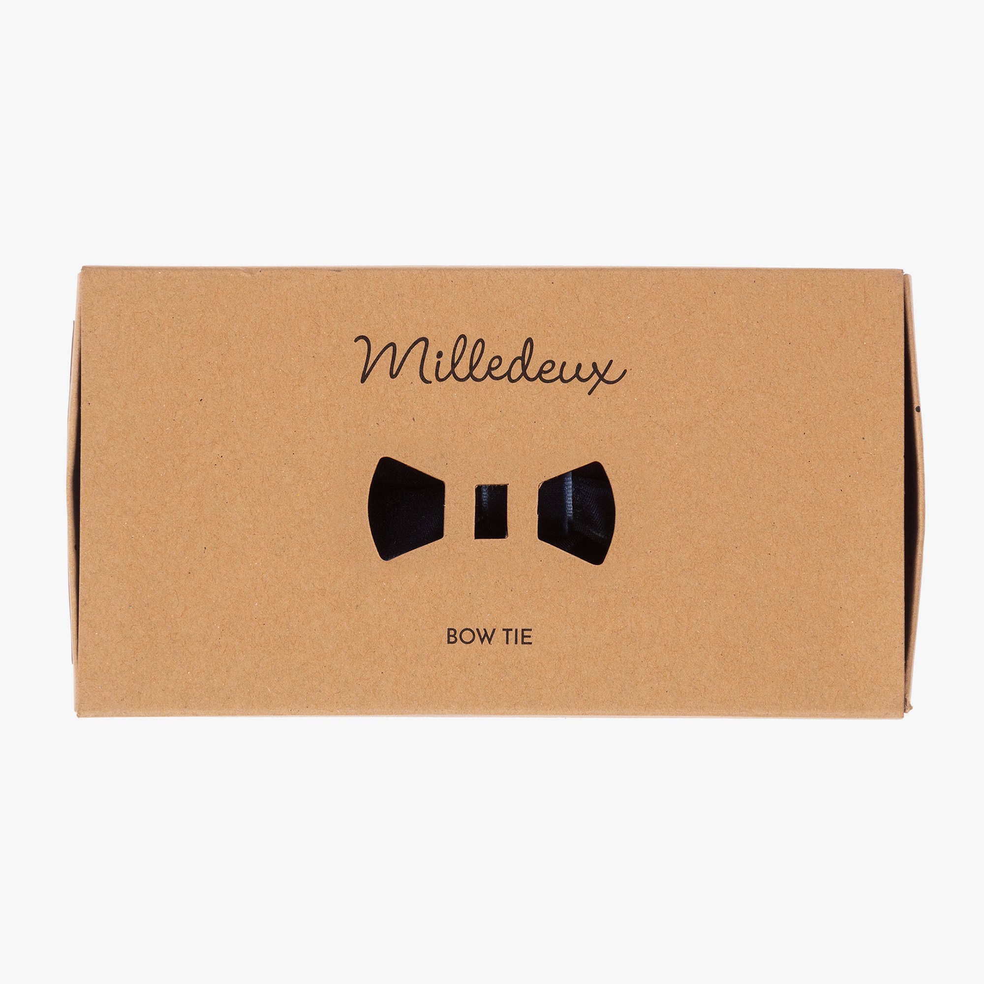 Black Velvet Bow Tie (10cm) - View 4