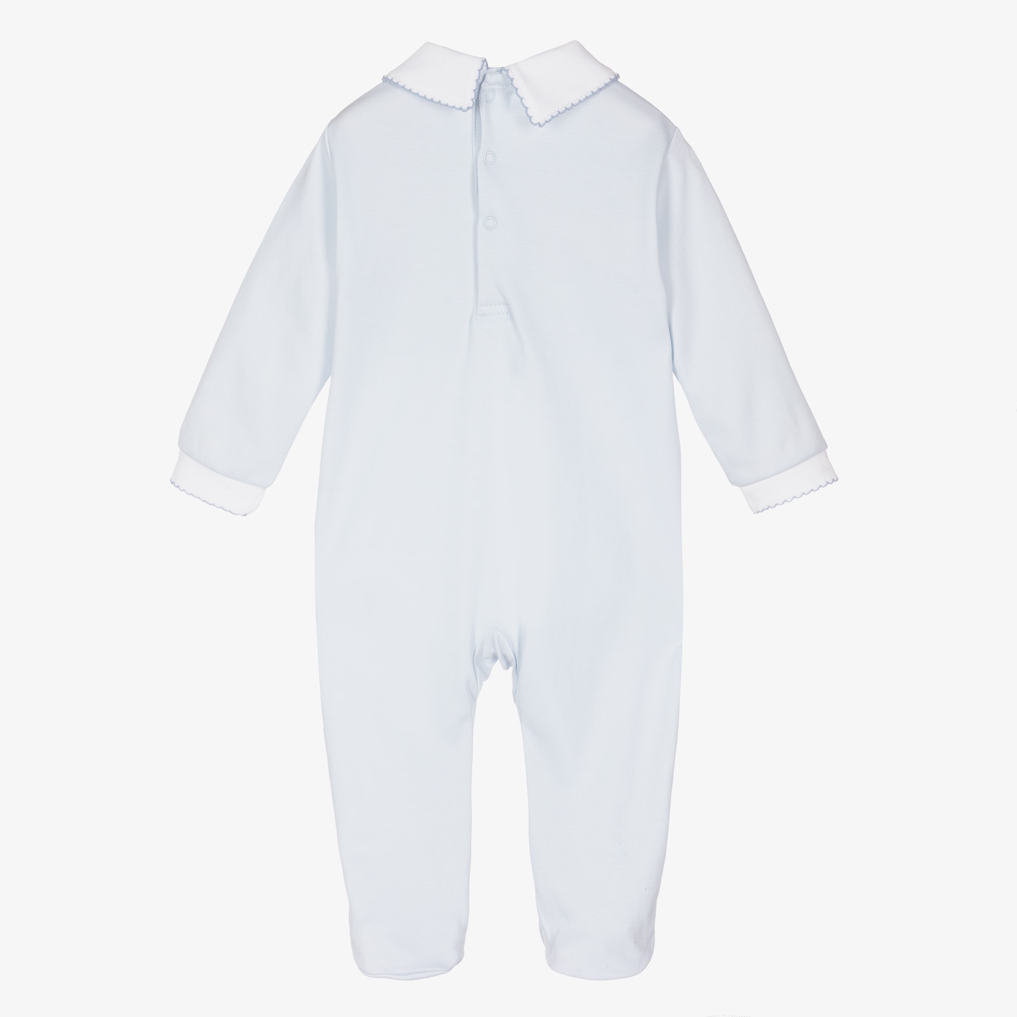 Boys Blue Peter Rabbit & Co Babygrow - View 3