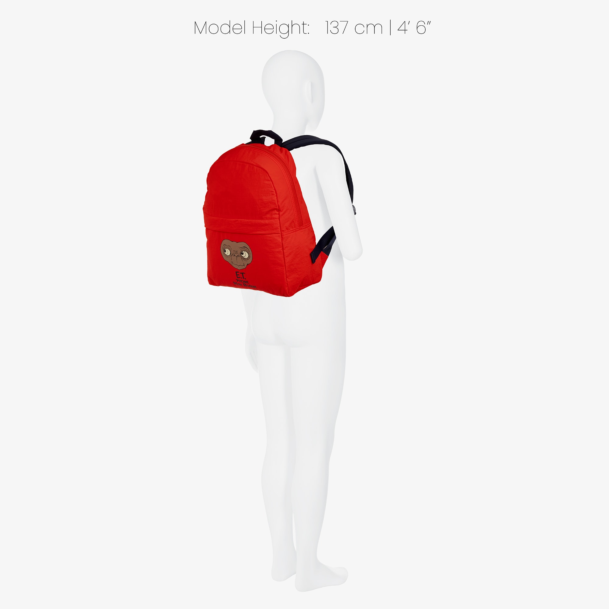 Red E.T. Print Backpack (35cm) - View 3
