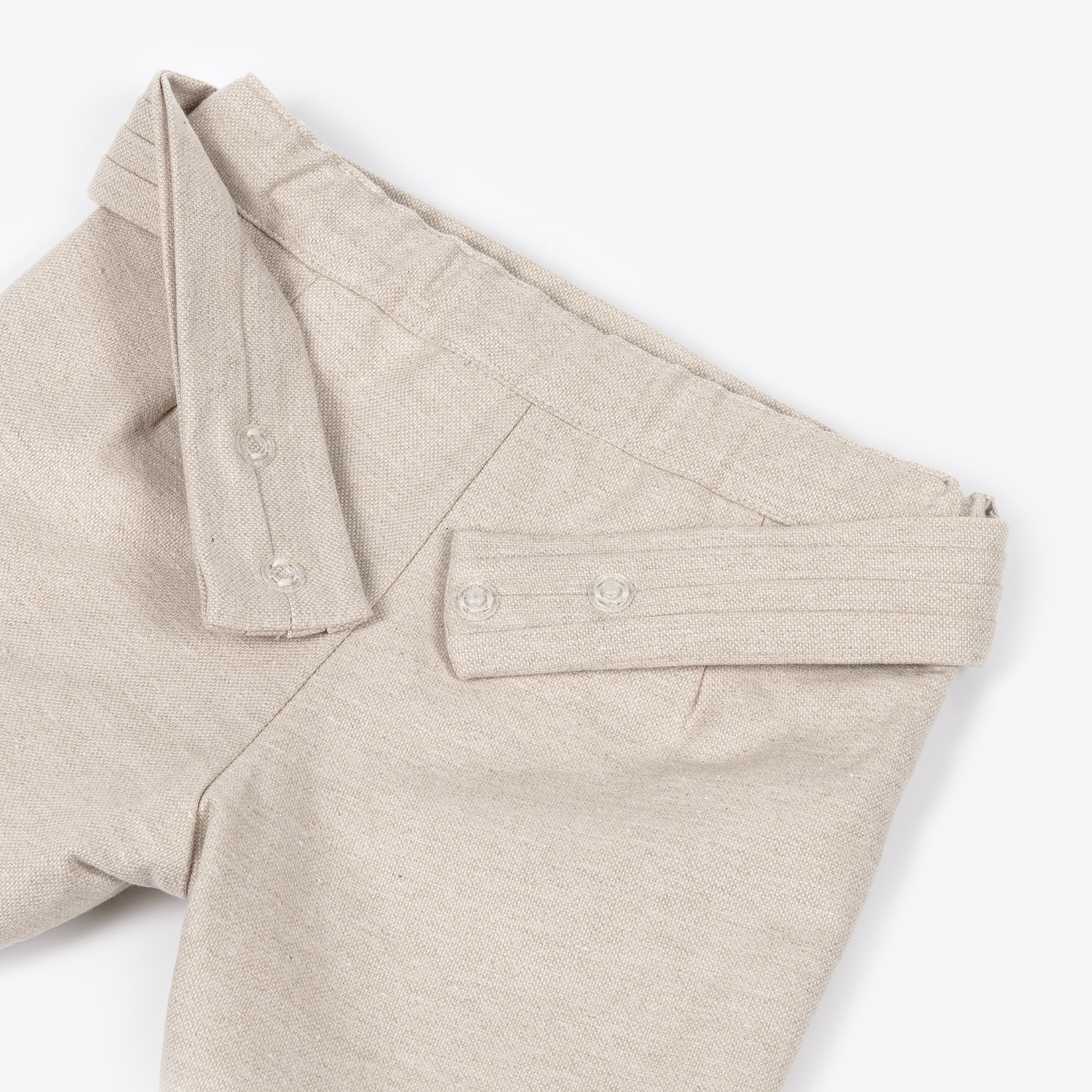 Boys Beige Waistcoat & Shorts Suit - View 6