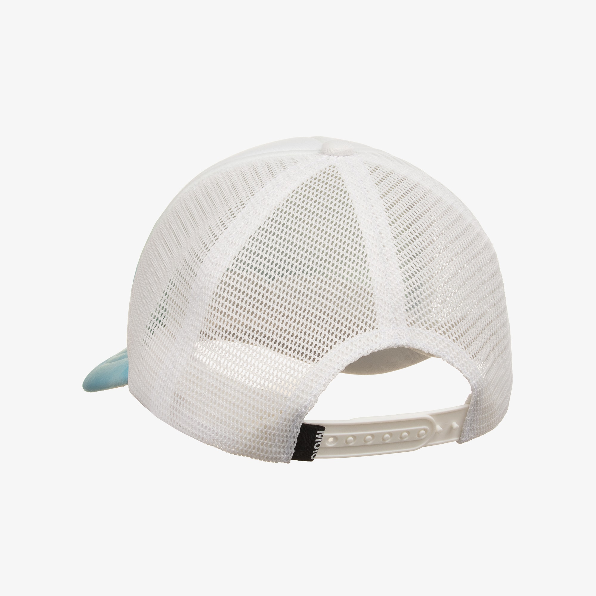 Boys White & Blue Wave Print Cap - View 5