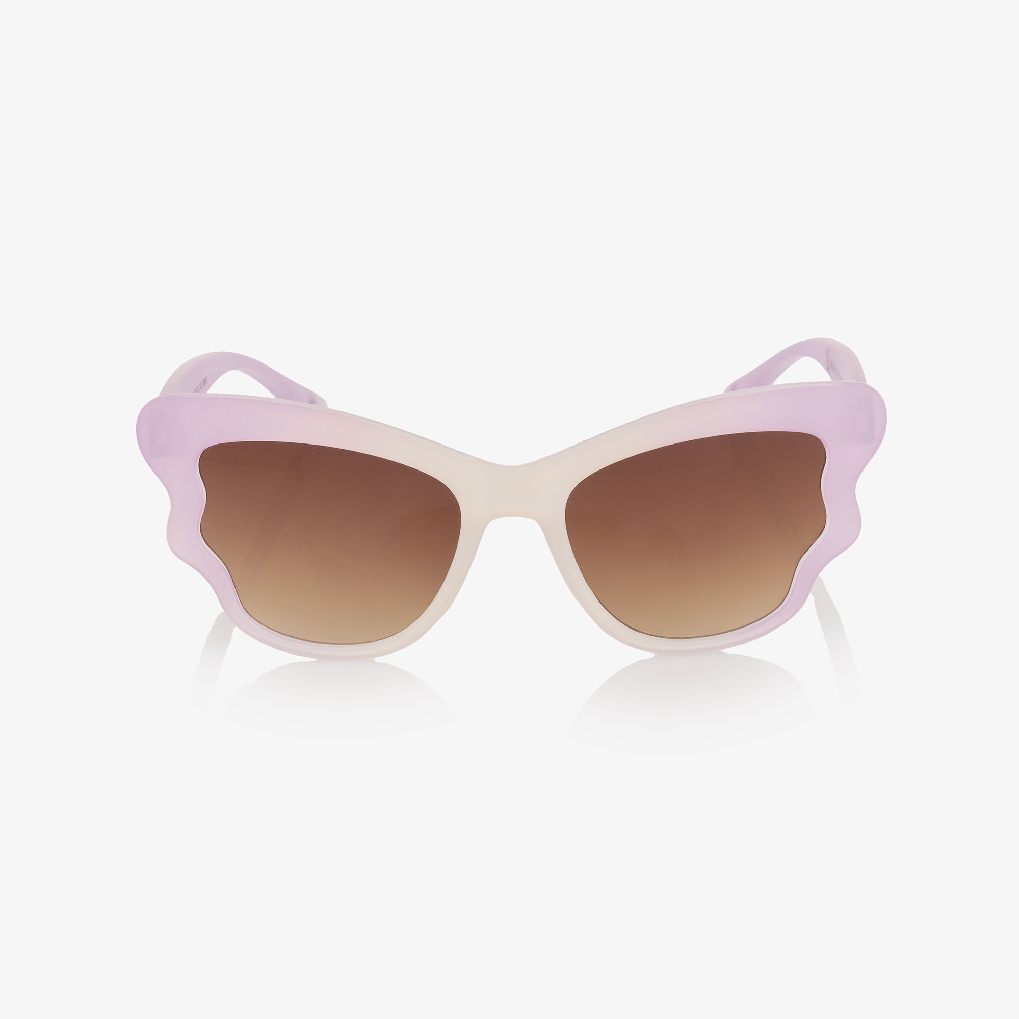 Girls Lilac Pink Butterfly Sunglasses (UVA/UVB) - View 3