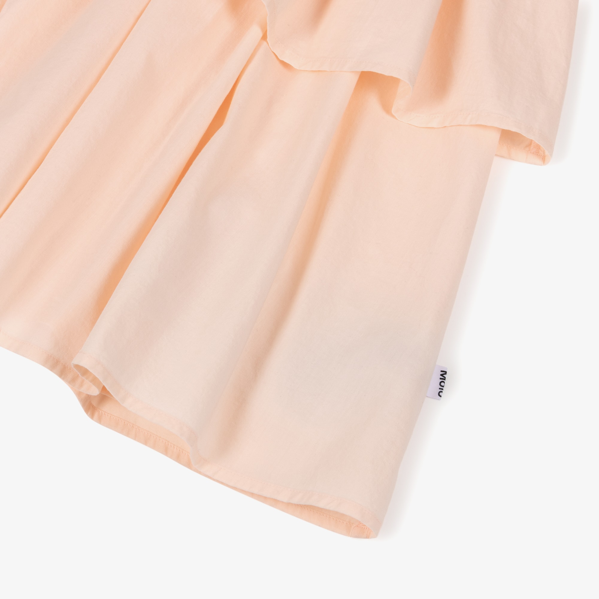 Girls Pale Pink Tiered Cotton Skirt - View 5