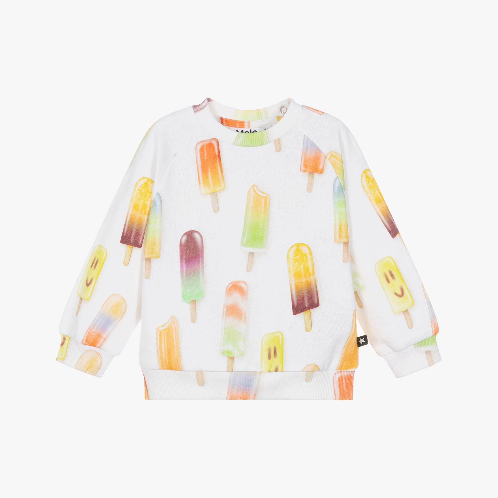 Ivory Organic Cotton Ice Lolly Sweatshirt - View 1