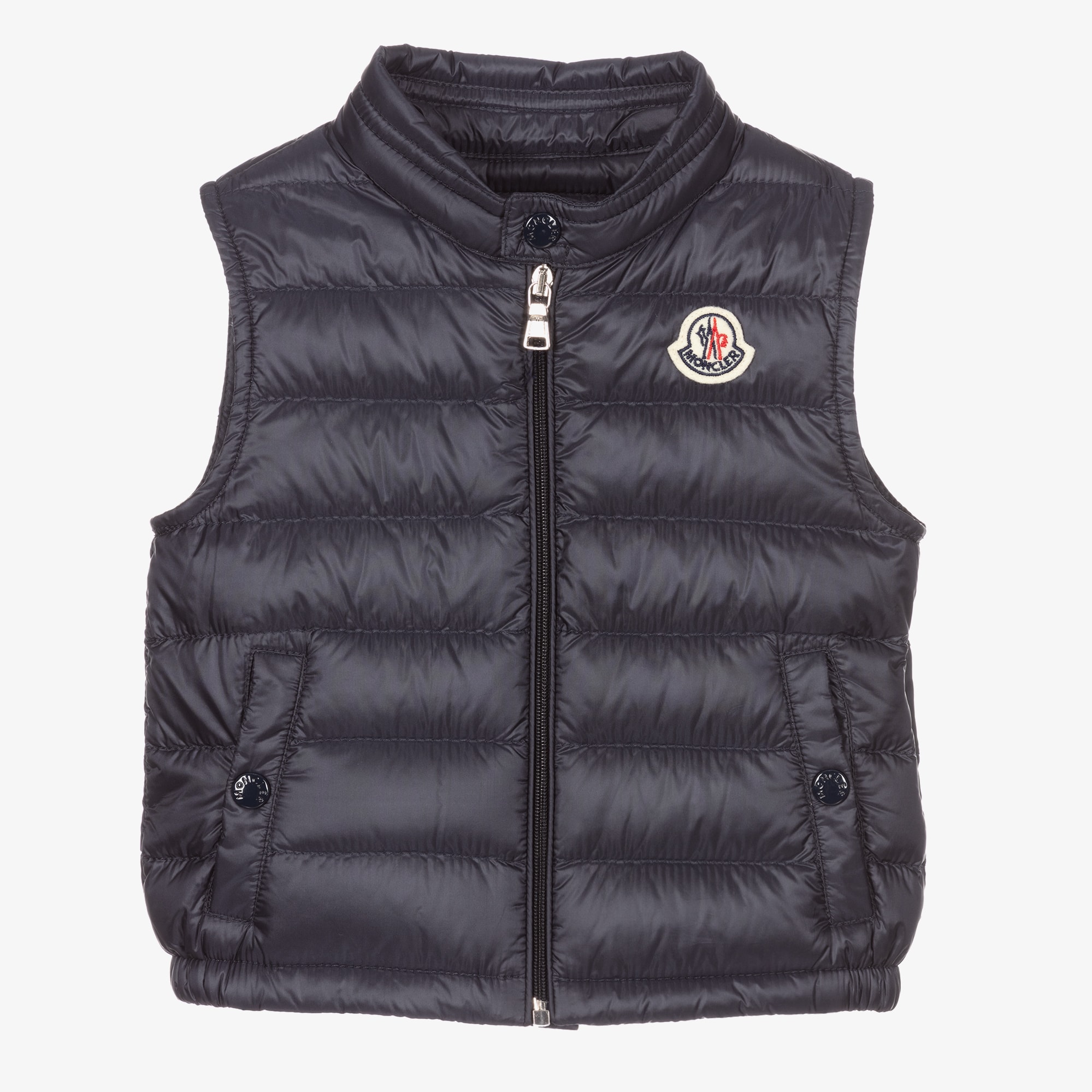 Blue Down Padded Amaury Puffer Gilet - View 1
