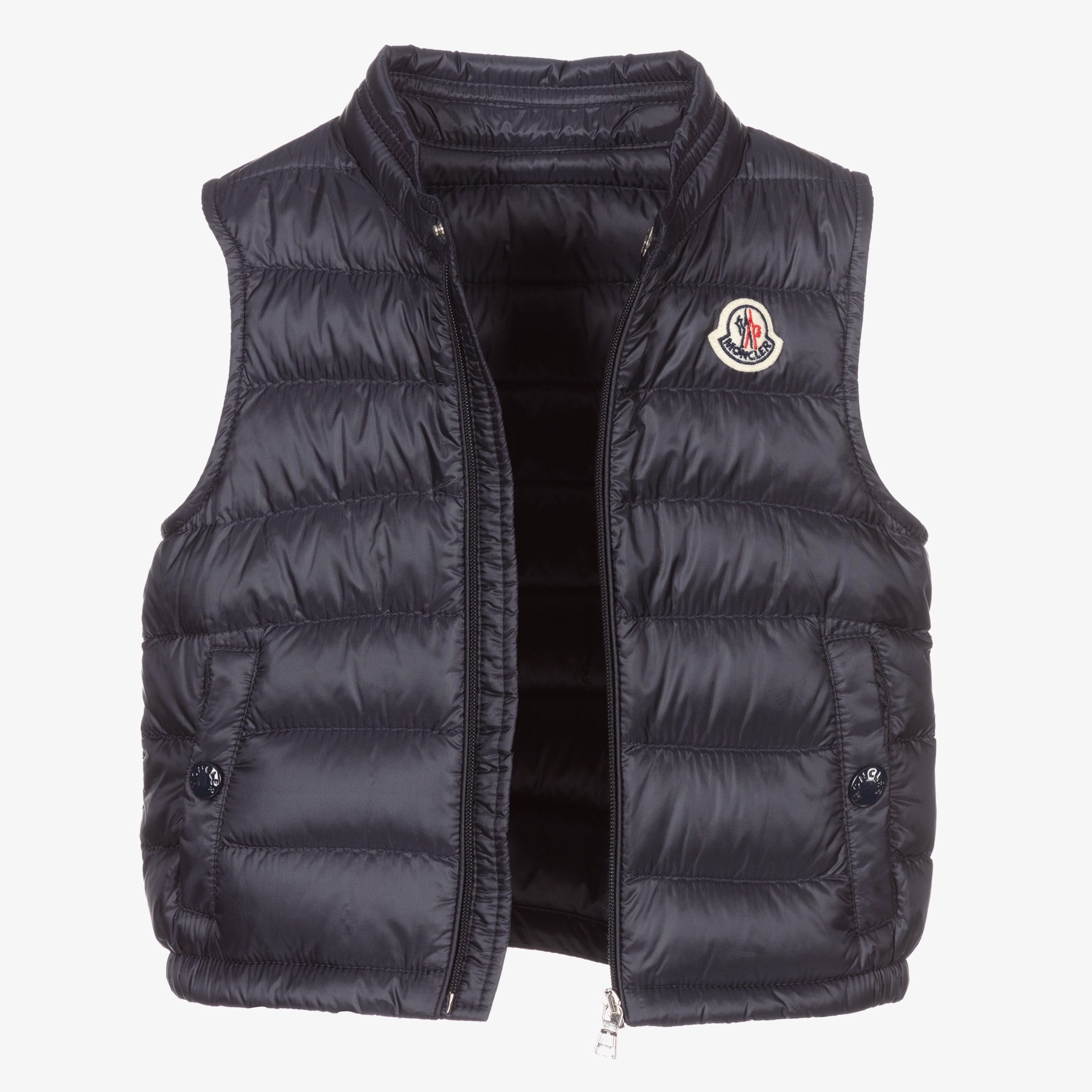 Blue Down Padded Amaury Puffer Gilet - View 3