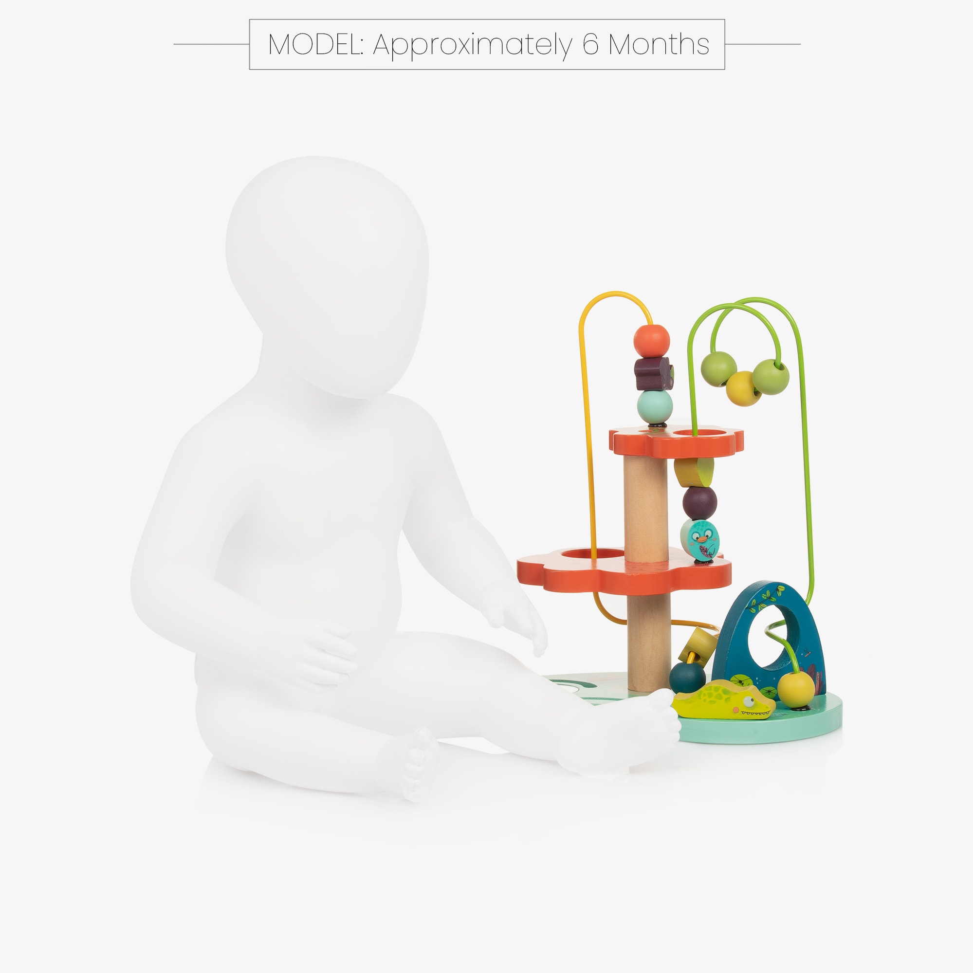Wooden Jungle Bead Activity Toy (23cm) - View 4