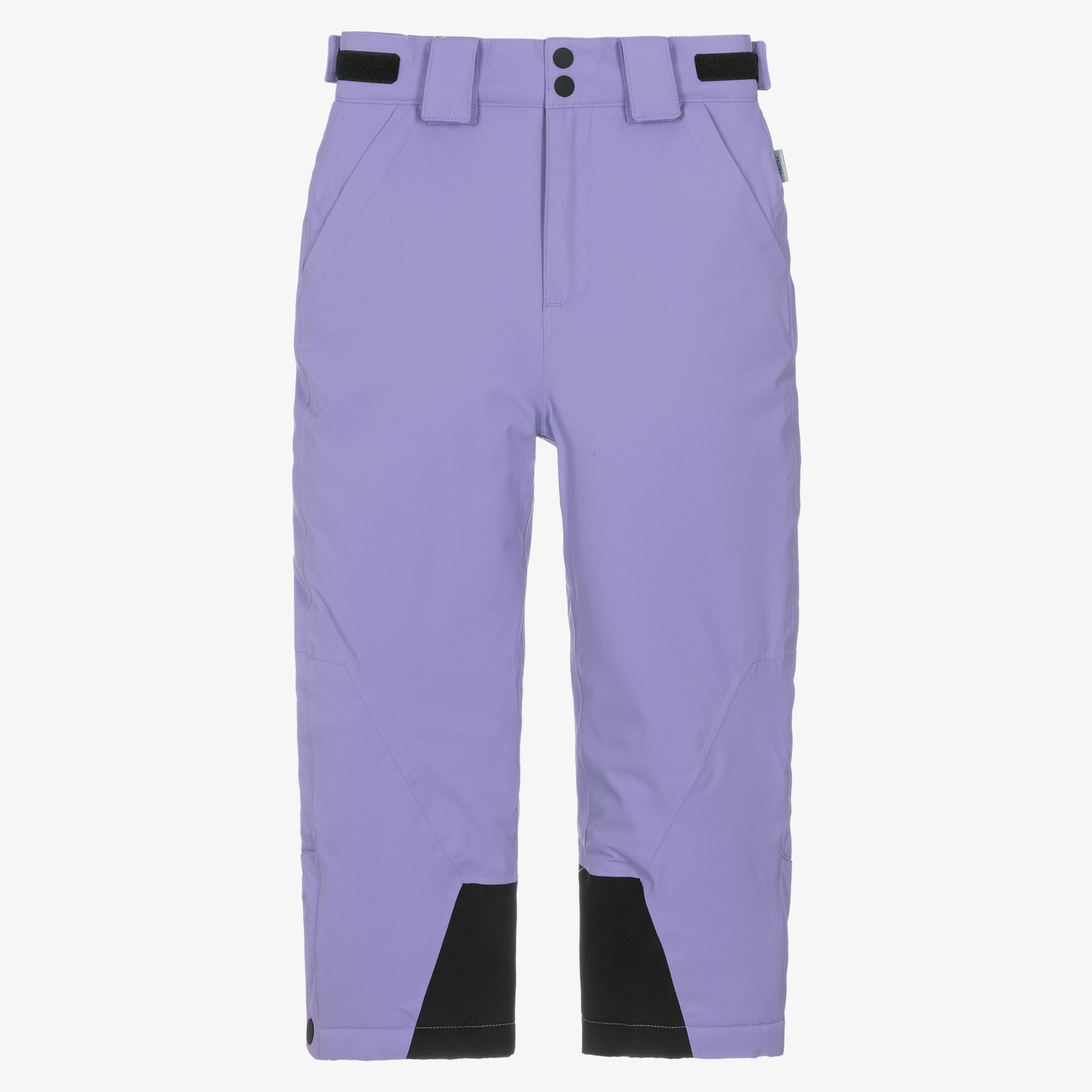 Lilac Purple Technical Ski Trousers with Shoulder Straps - View 4