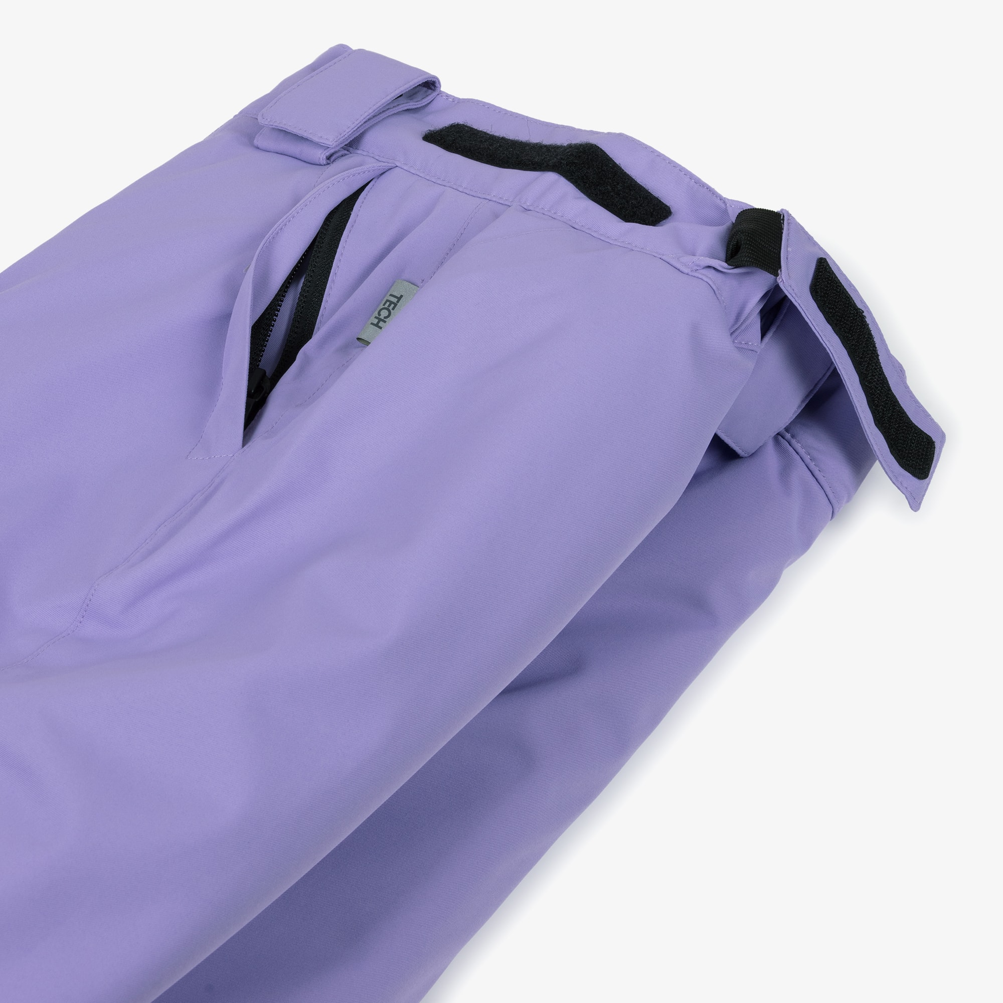 Lilac Purple Technical Ski Trousers with Shoulder Straps - View 8