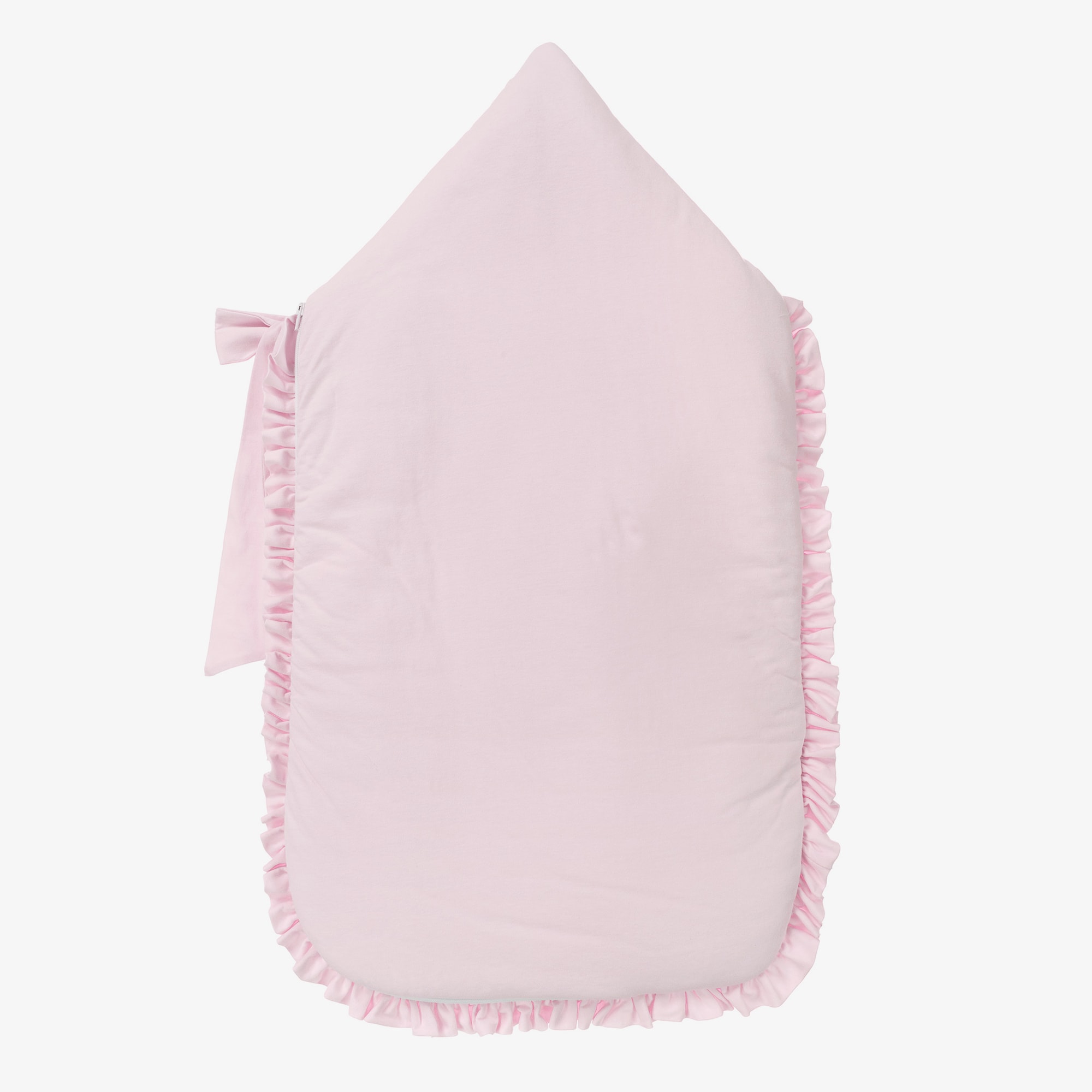 Light Pink Cotton Jersey Baby Nest (80cm) - View 4