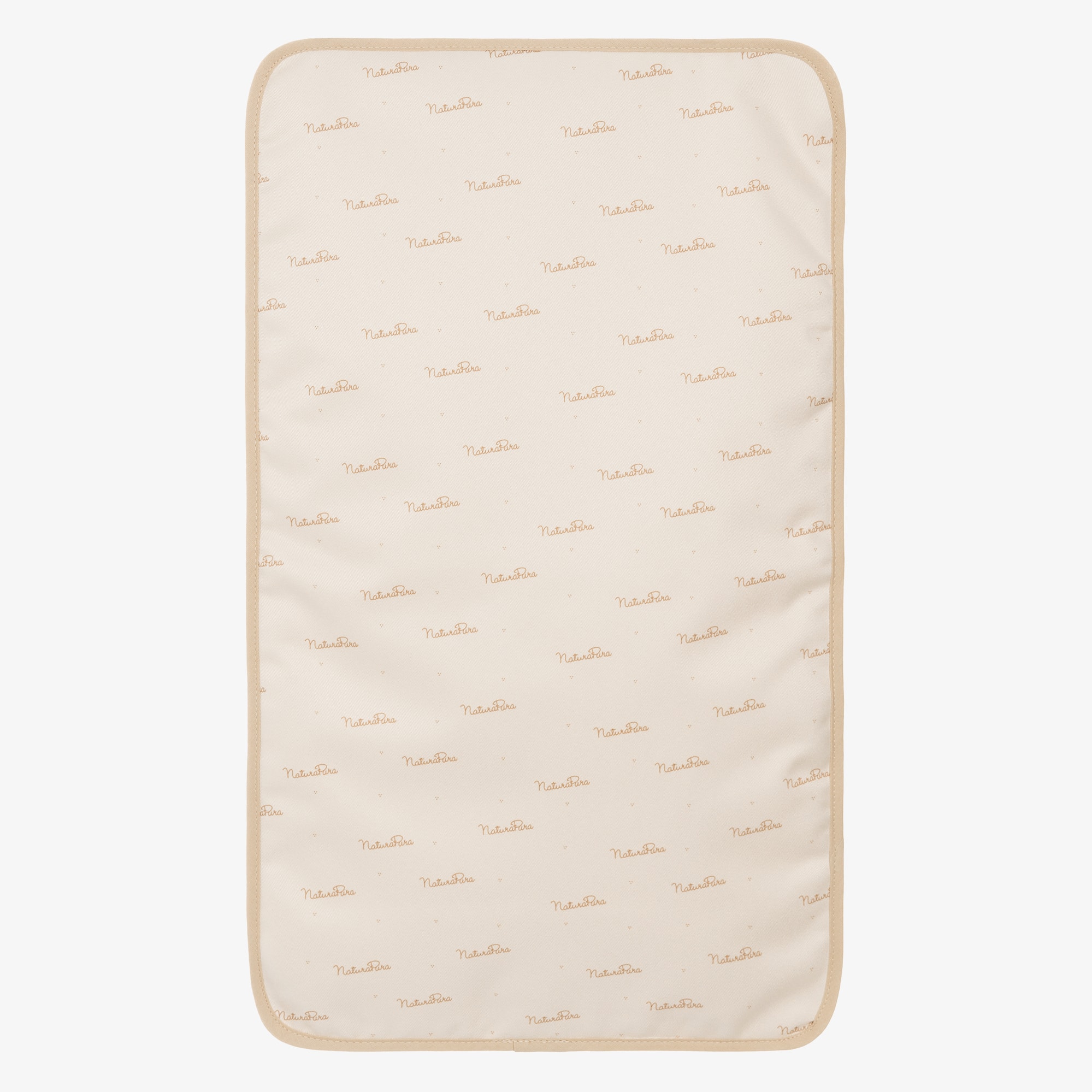 Baby Changing Bag in Beige Faux Leather (37cm) - View 6