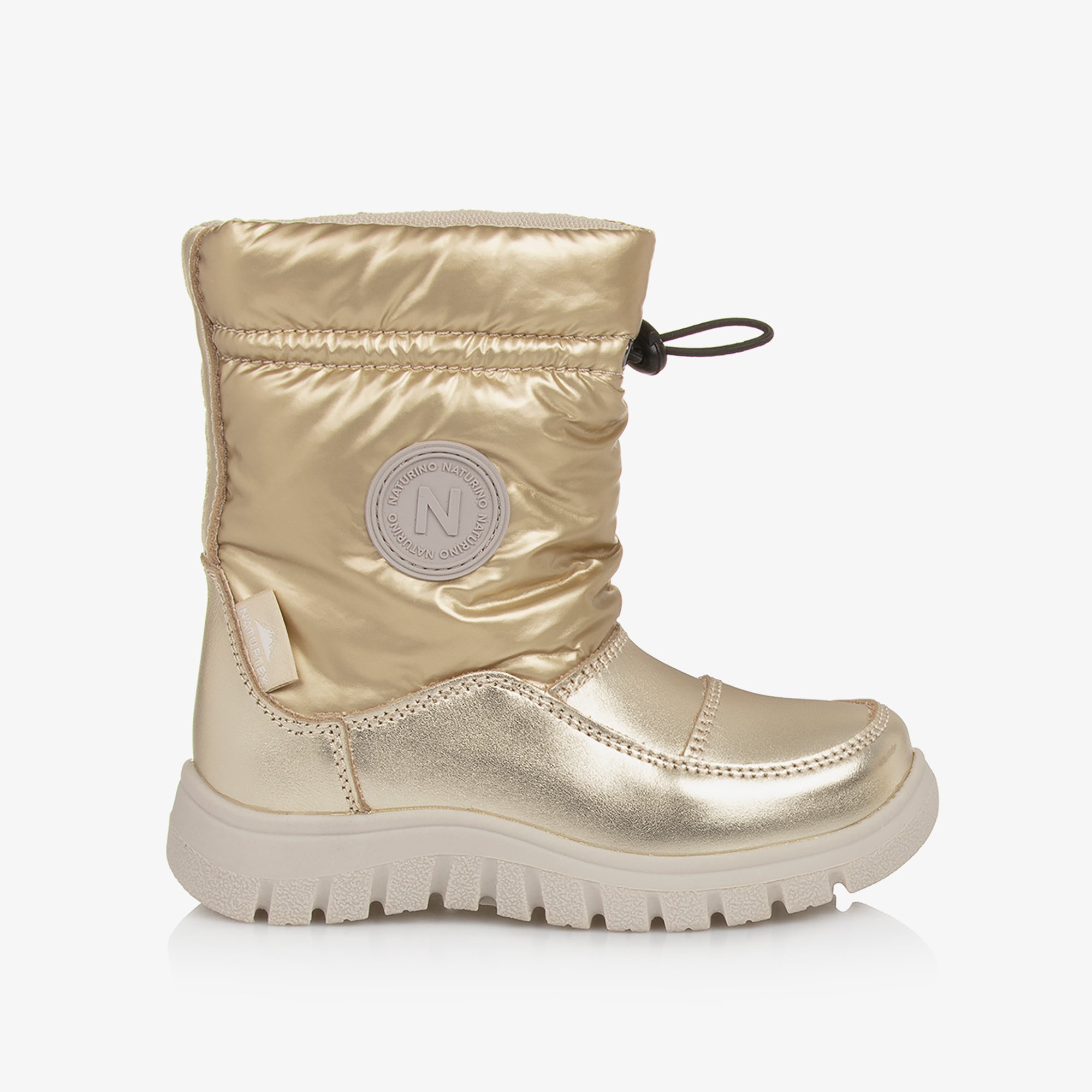 Gold Waterproof Snow Boots - View 4