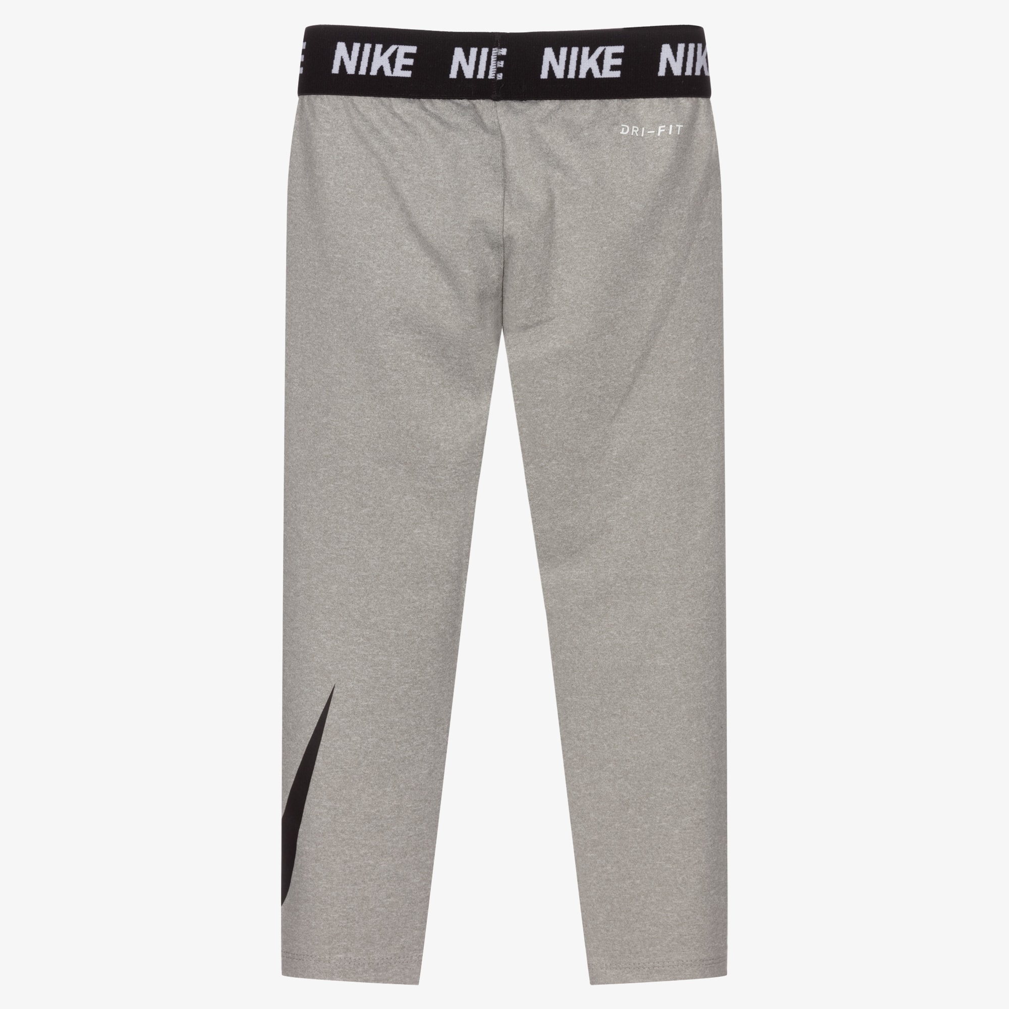 Girls Black Dri Fit Leggings - View 2