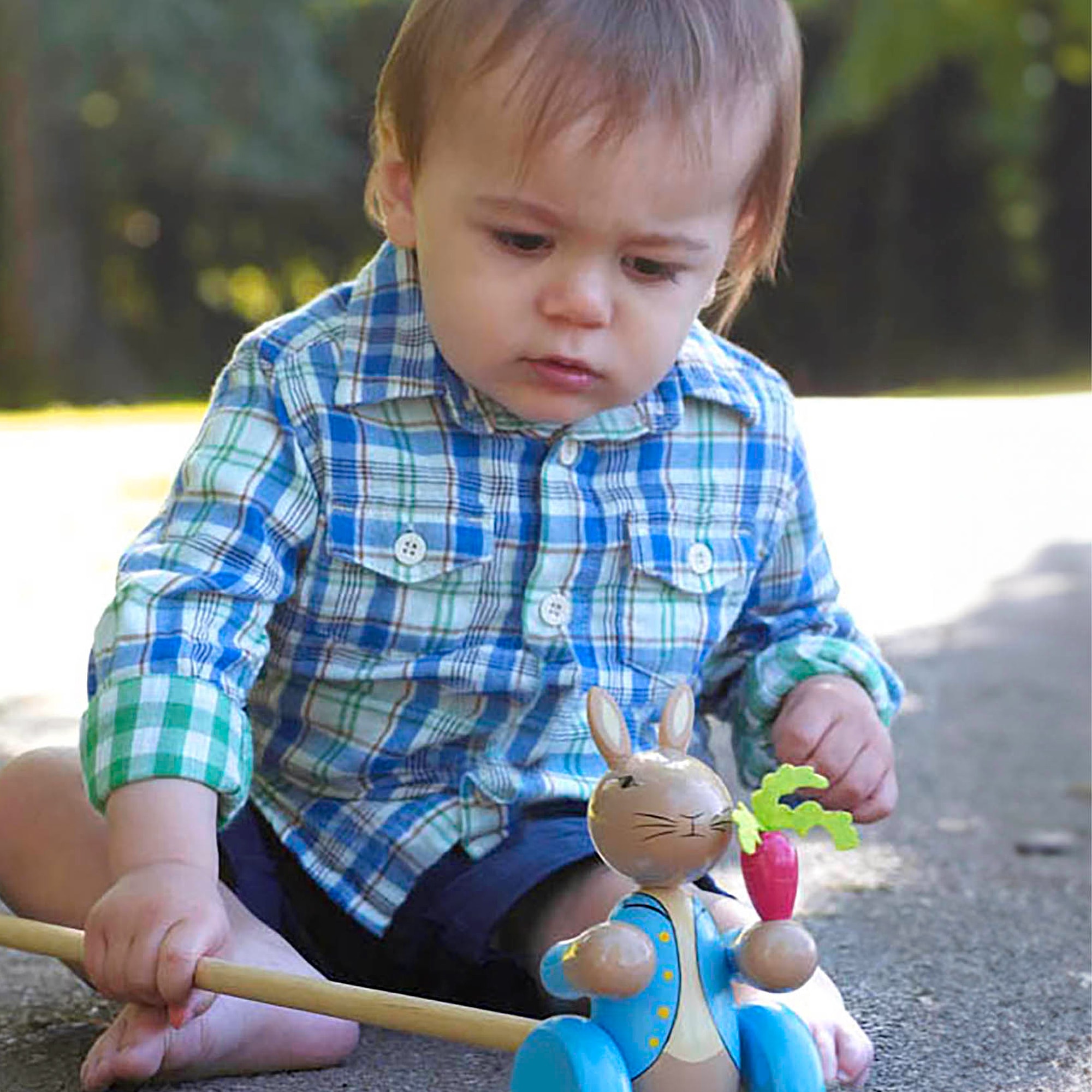Peter Rabbit Push Along Toy (15cm) - View 2