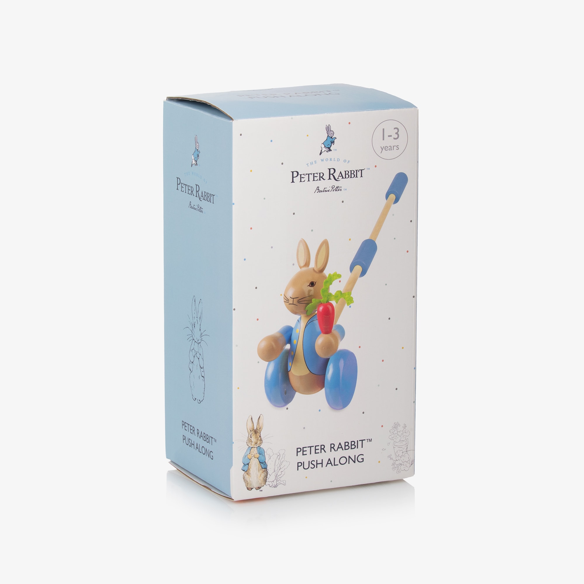 Peter Rabbit Push Along Toy (15cm) - View 4
