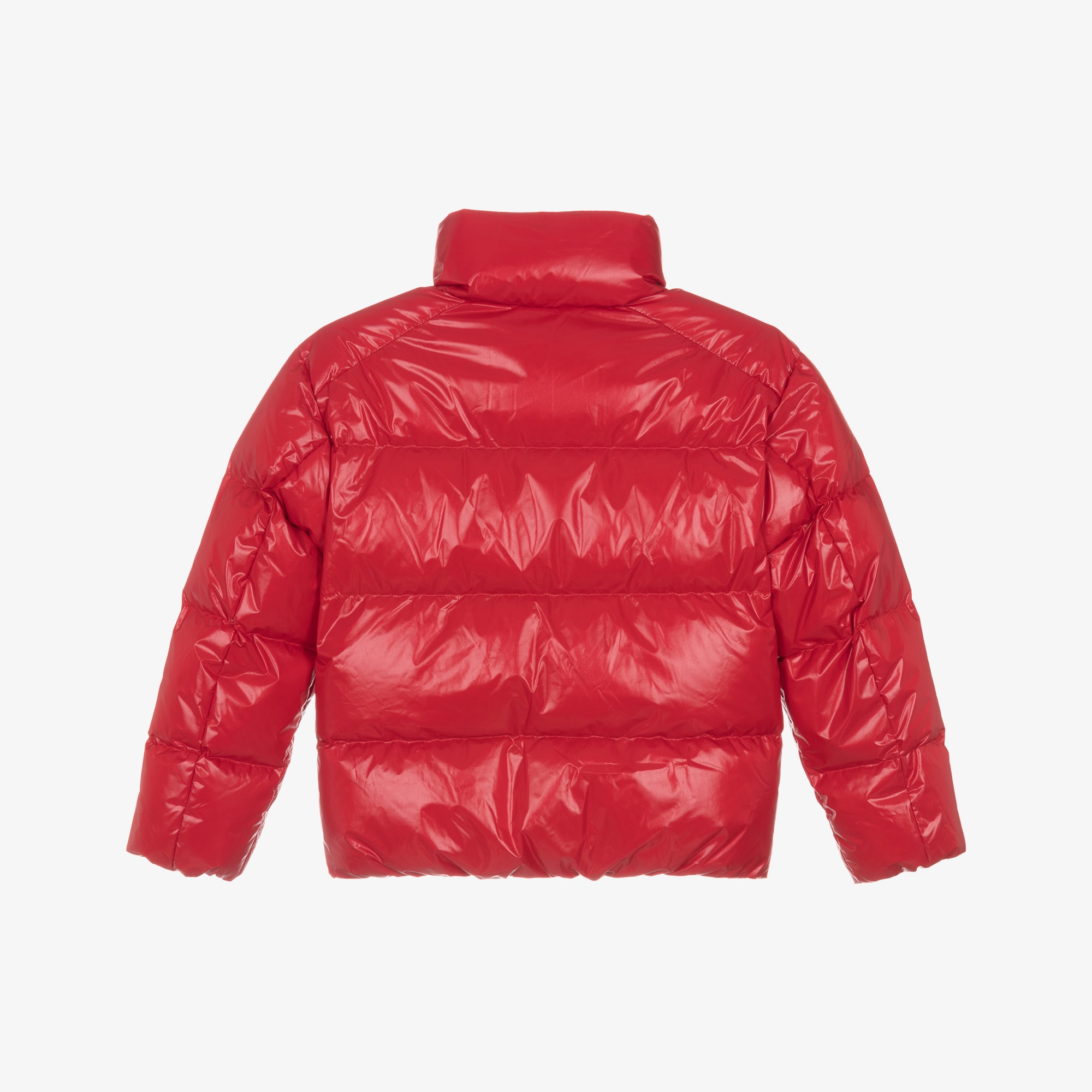 Red Nuuk Down Padded Puffer Ski Jacket - View 3