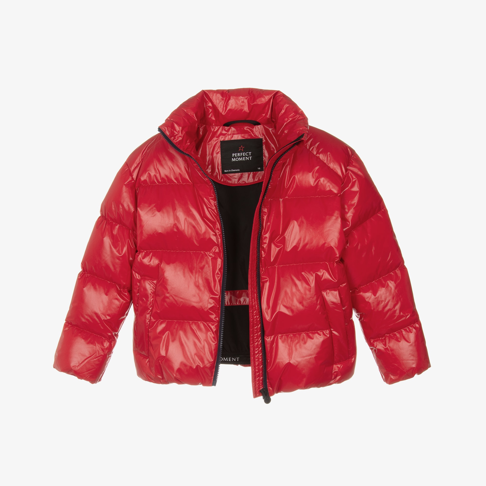 Red Nuuk Down Padded Puffer Ski Jacket - View 4